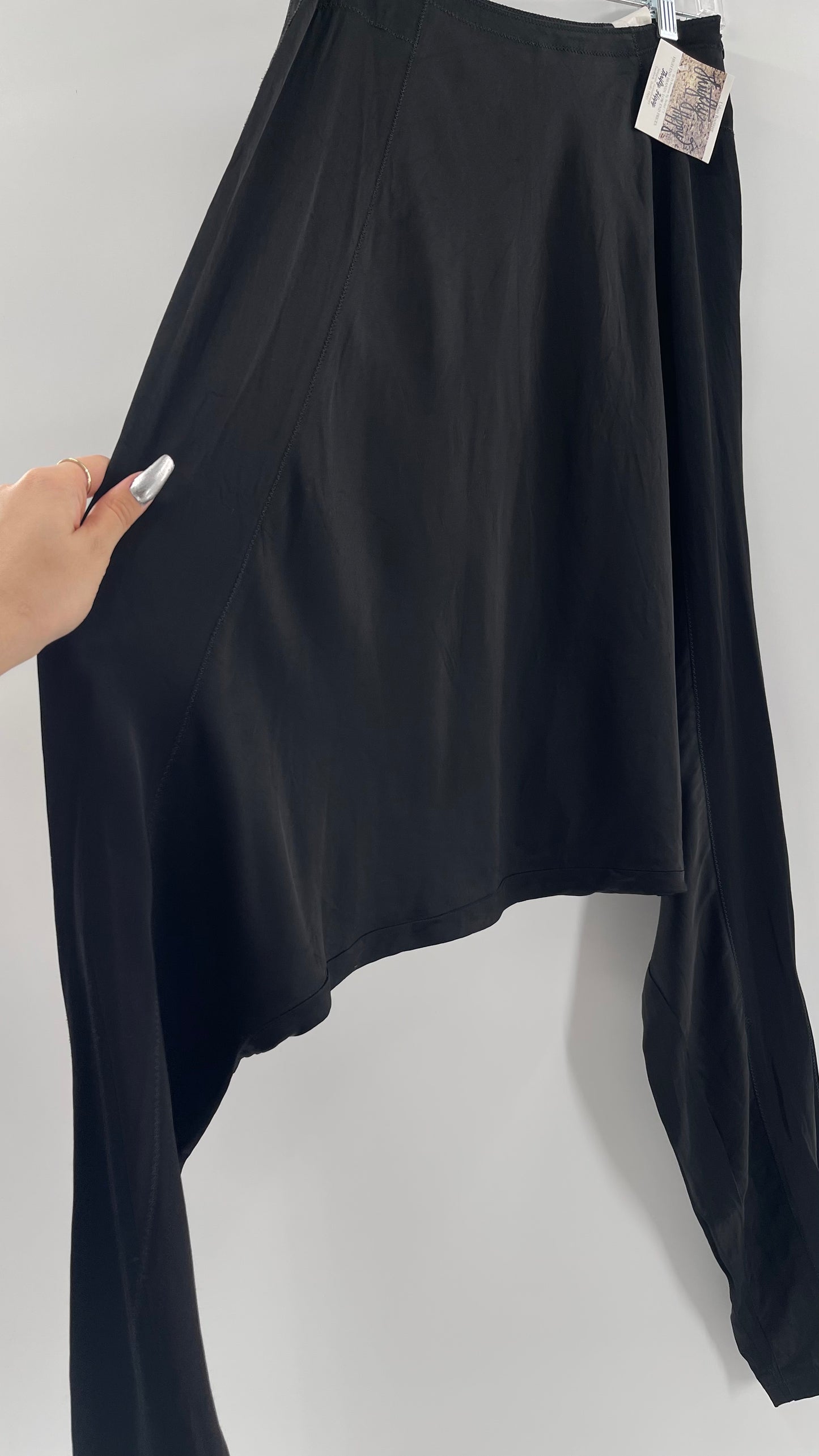 Costume National Silky Haram Pants Jet Blue (44)