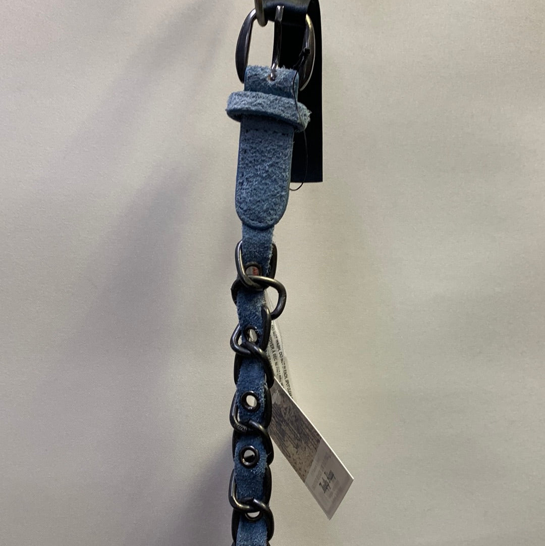 Free People Jean Blue Chain Belt