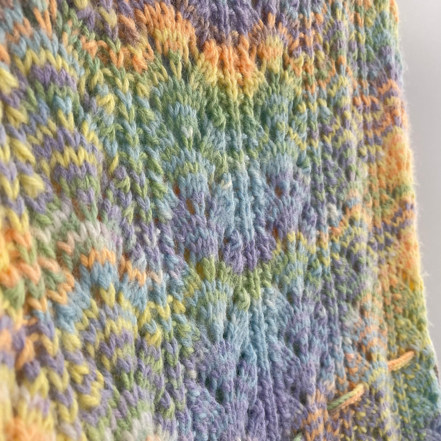 Vintage Pastel Knit Tank (S/M)