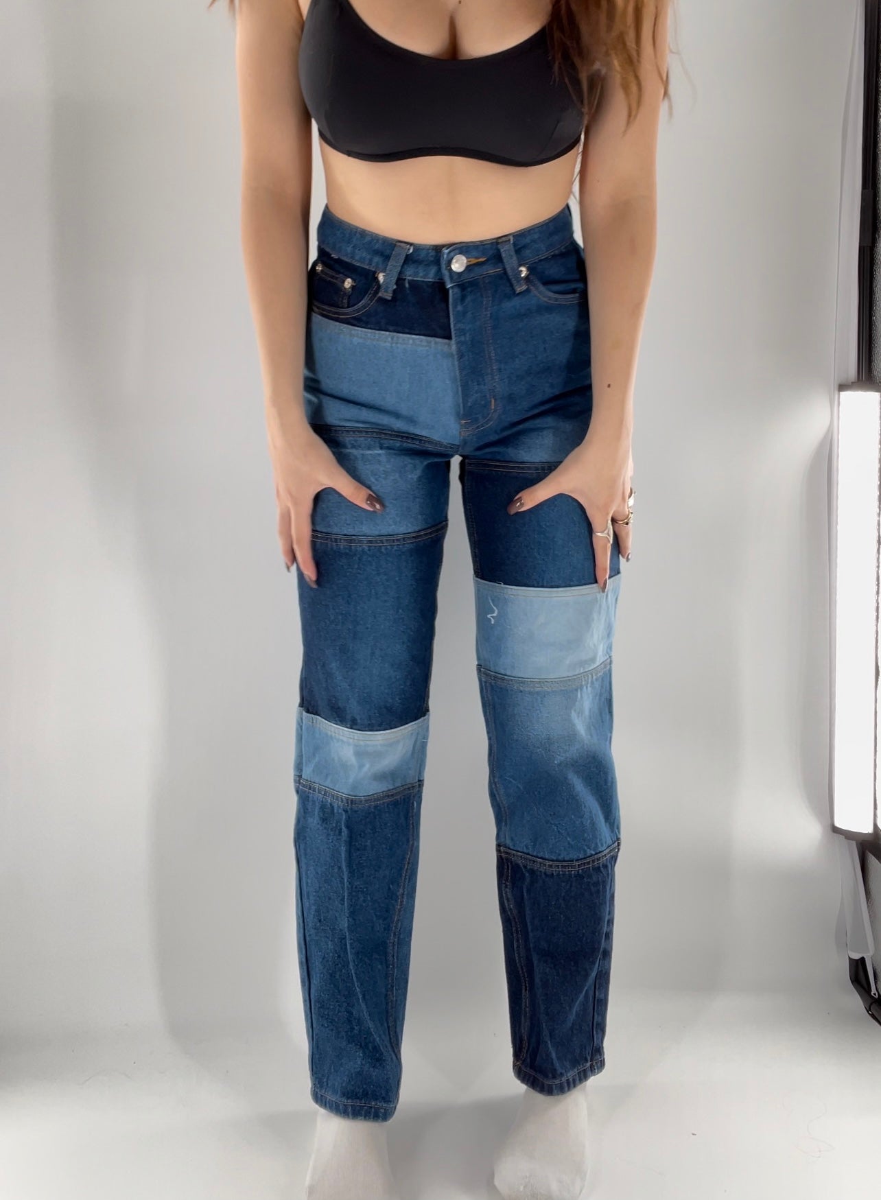 Adika Patchwork Jeans M