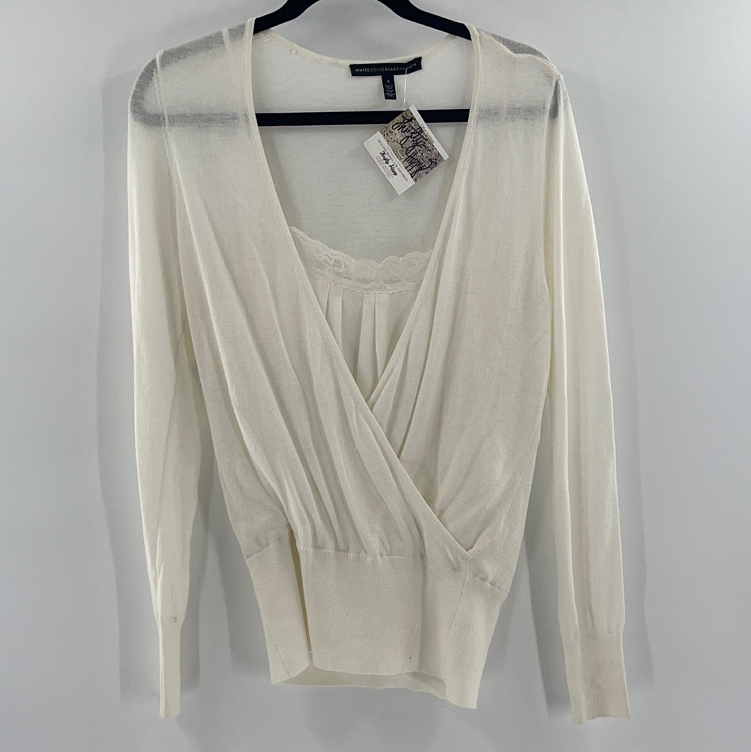 White House Black Market White Knit (S)