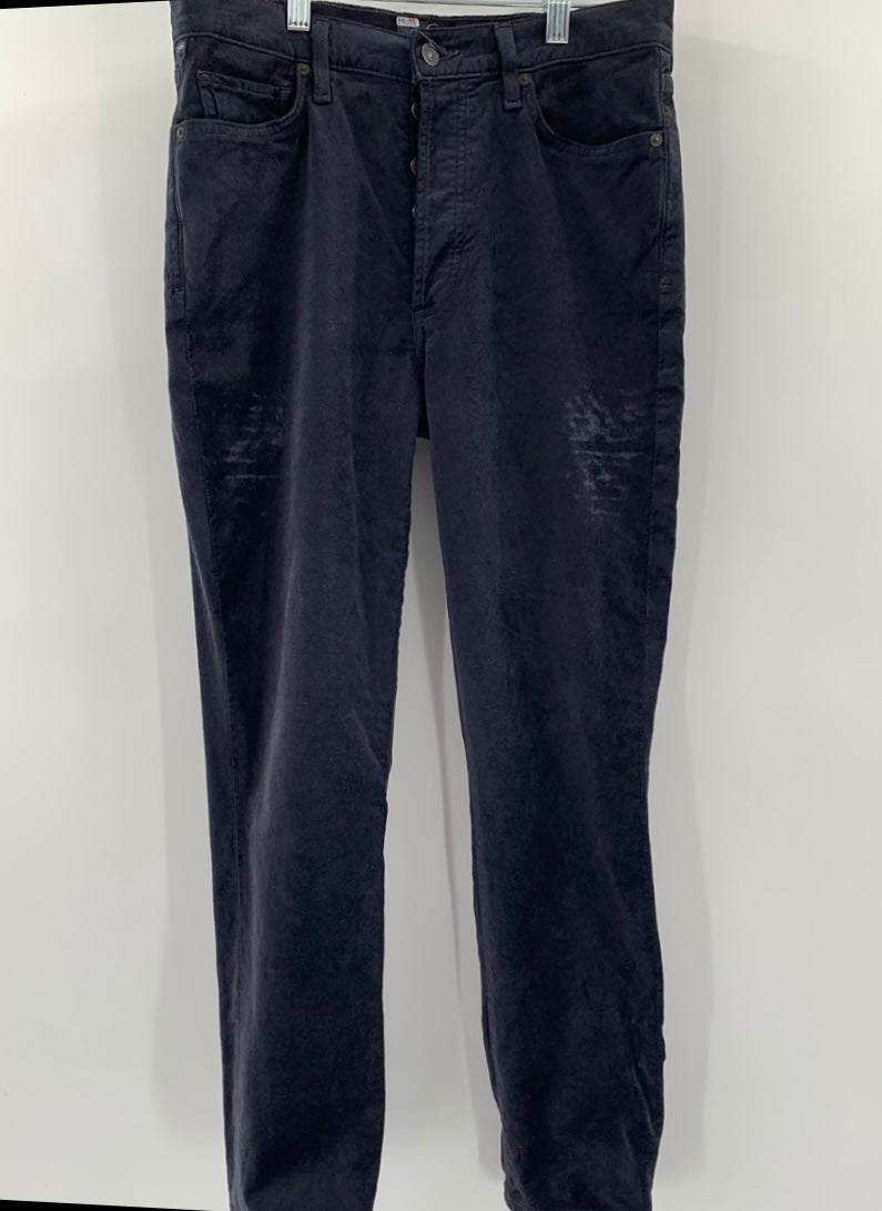 Citizens of Humanity Velvet Black Pants (Size 29)