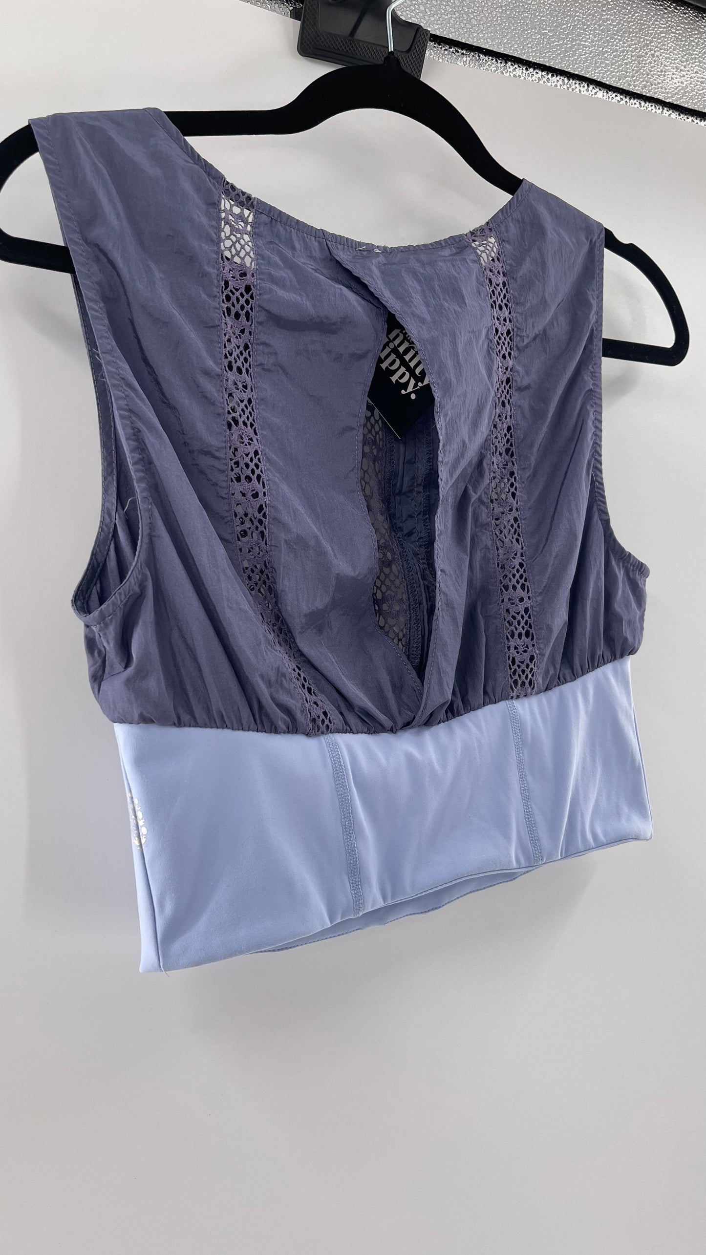 Free People Movement Slate and Baby Blue Tank (XS)