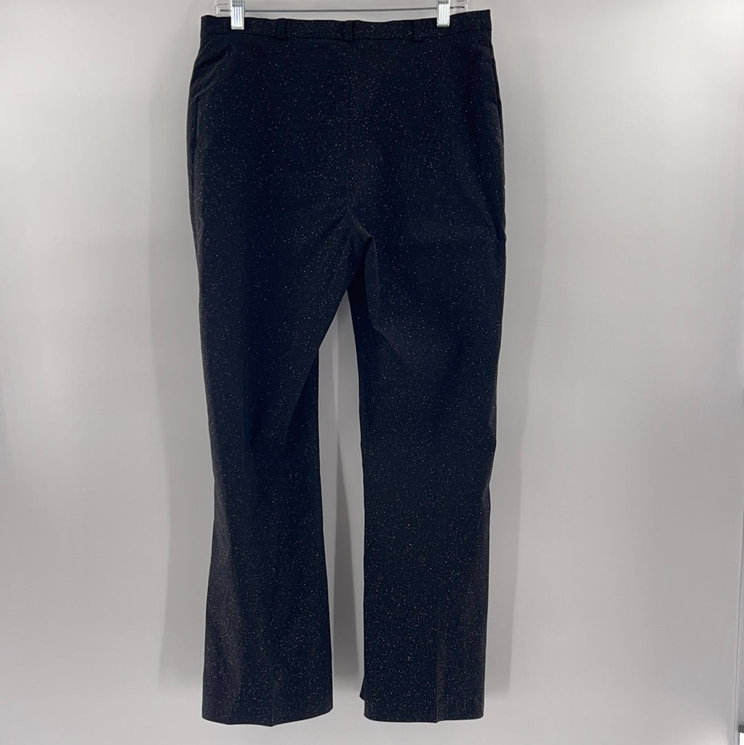 CLOCKHOUSE Vintage Button Up Sparkle Pants (Sz 28)