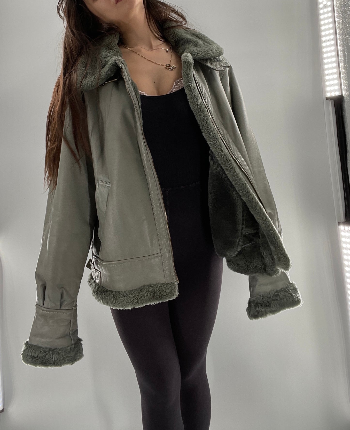 Rare Vintage Hind Leather Jacket (Medium)