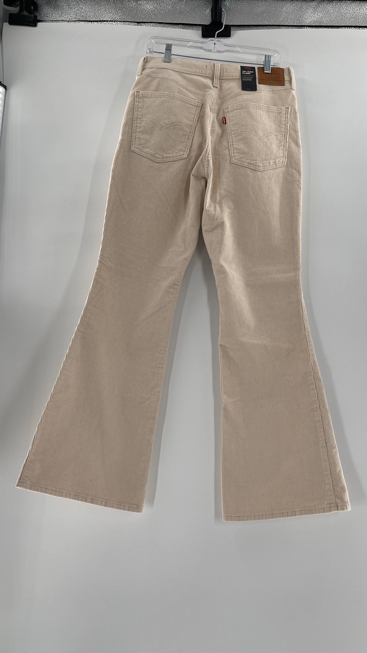 Free People Off White Corduroys 70s High Flare (31)