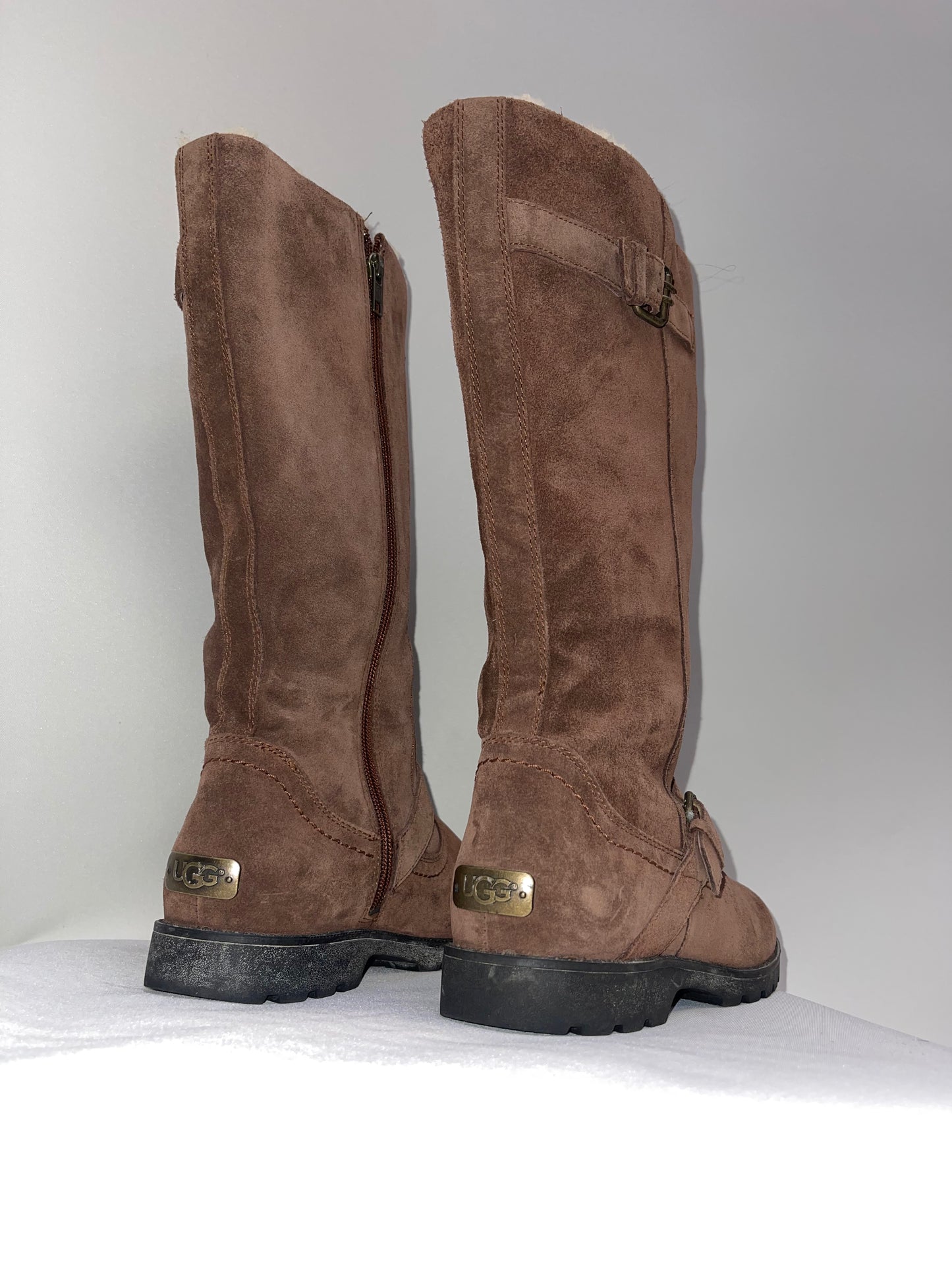 UGG Brown Zip Up Winter Boot