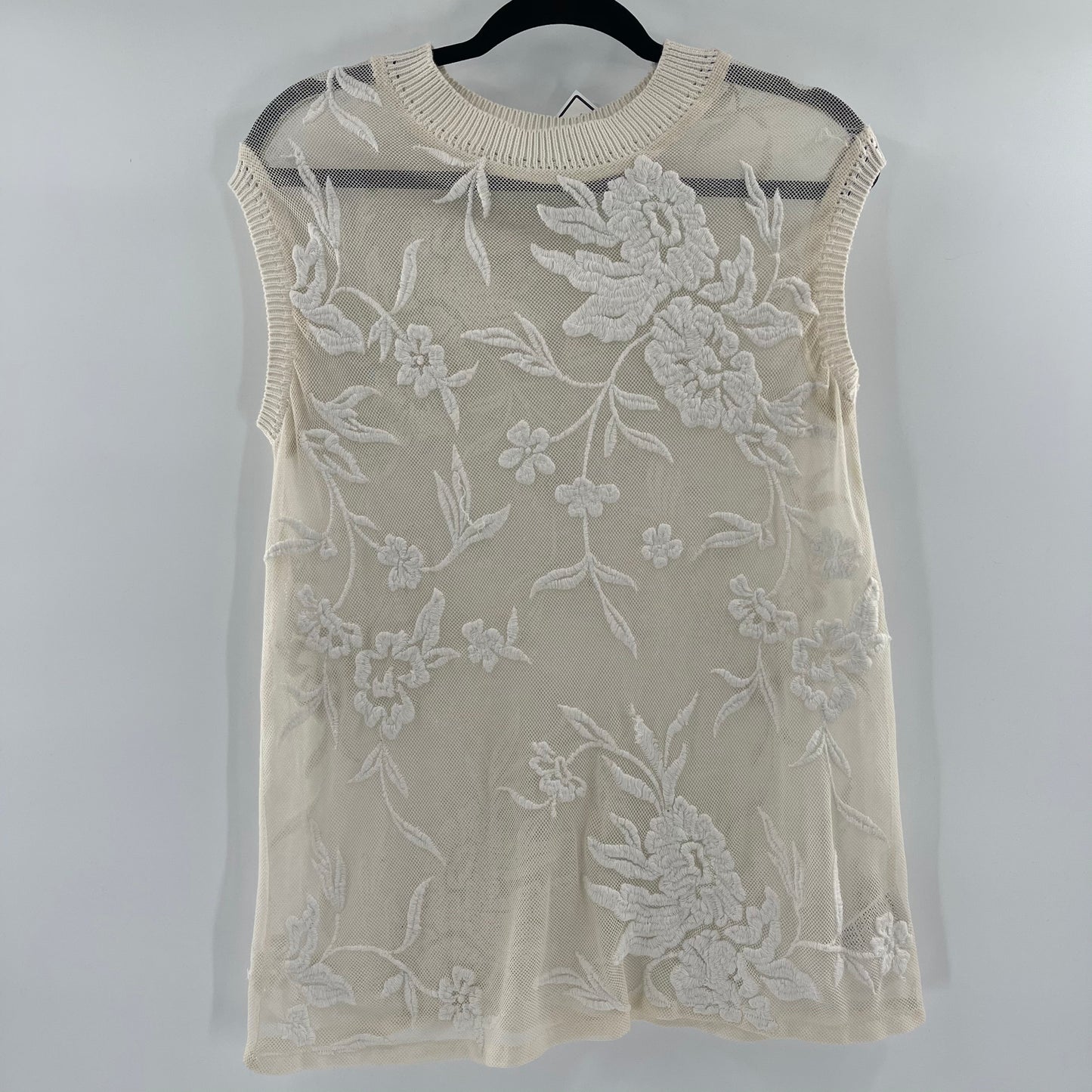 Kimchi Blue Embroidered Mesh Tank (XS)