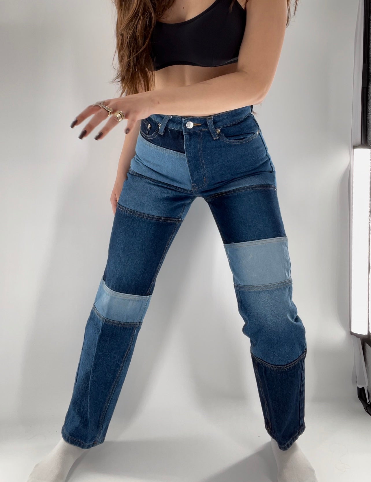 Adika Patchwork Jeans M