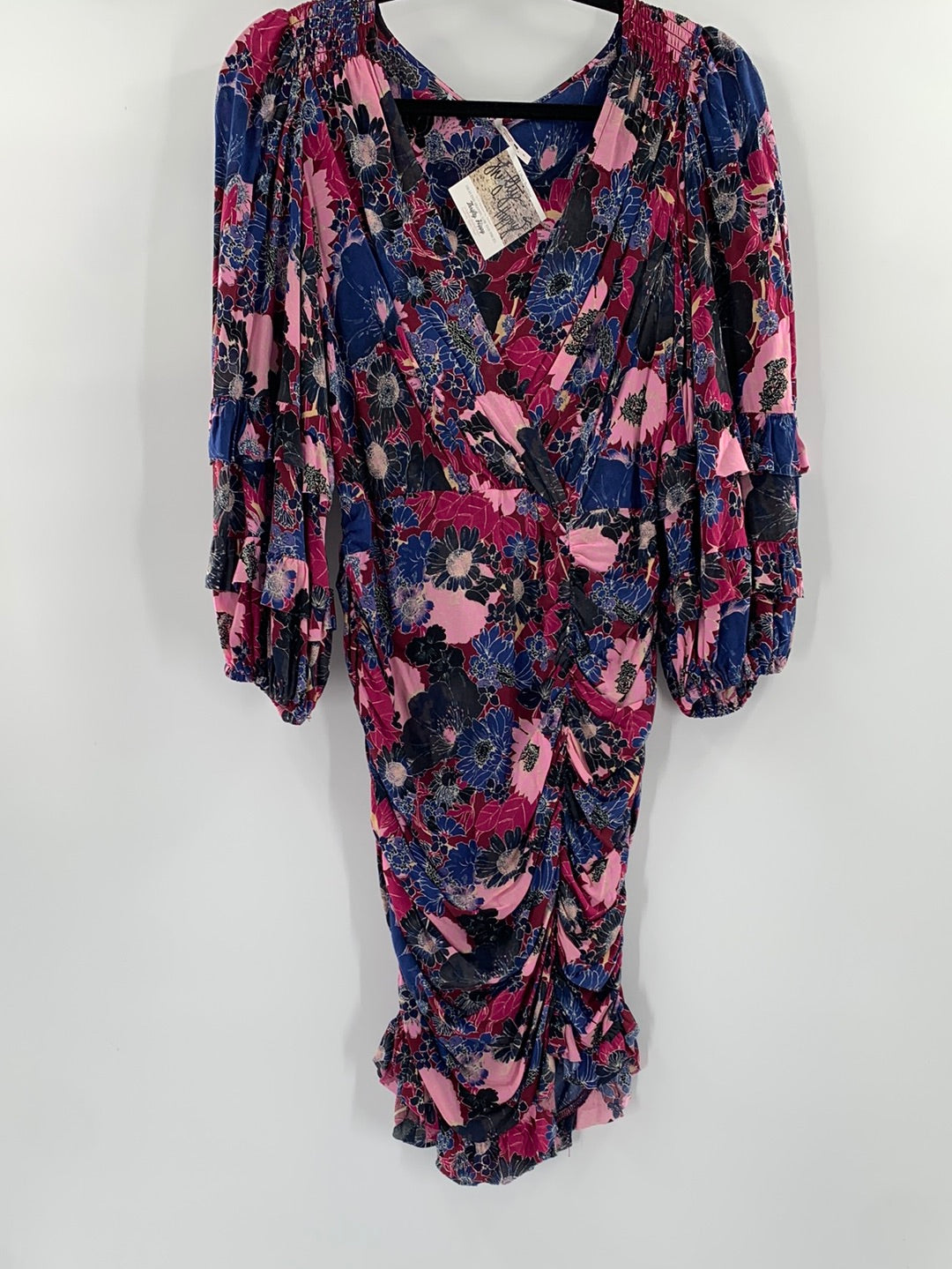 Free People Purple Floral Midi Dress (2)