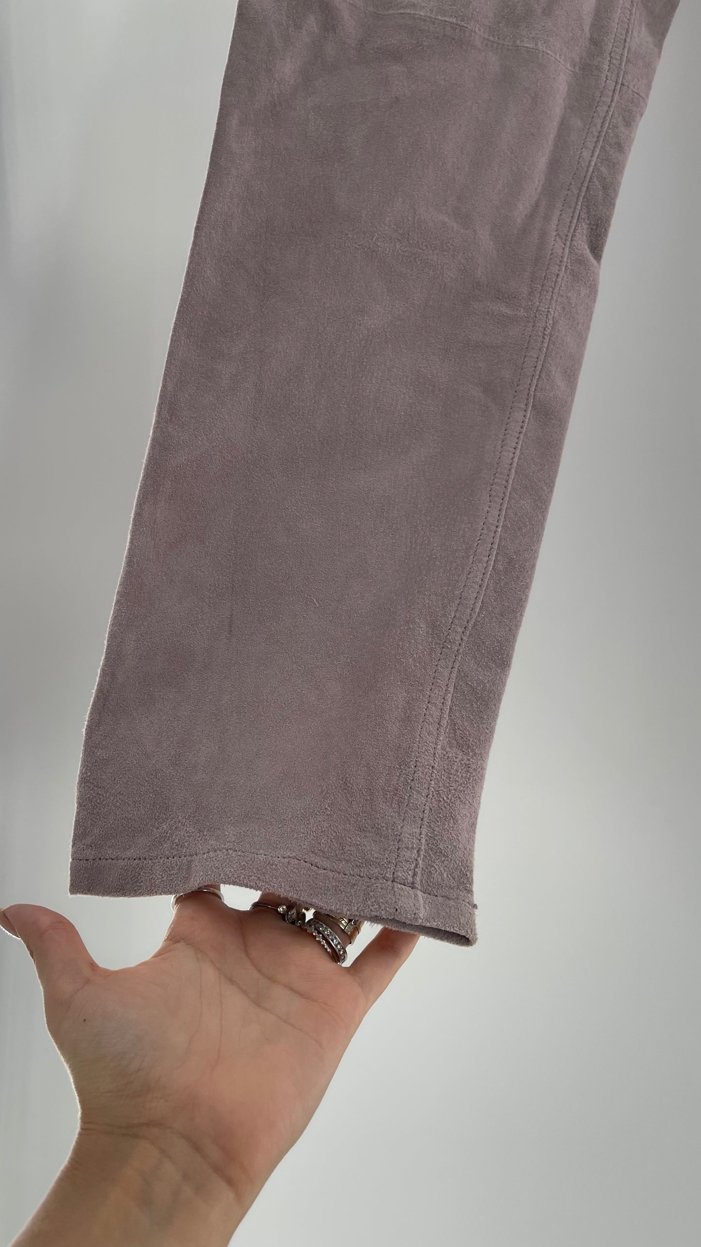MIXIT Deadstock Vintage Suede High Rise Pants (10)