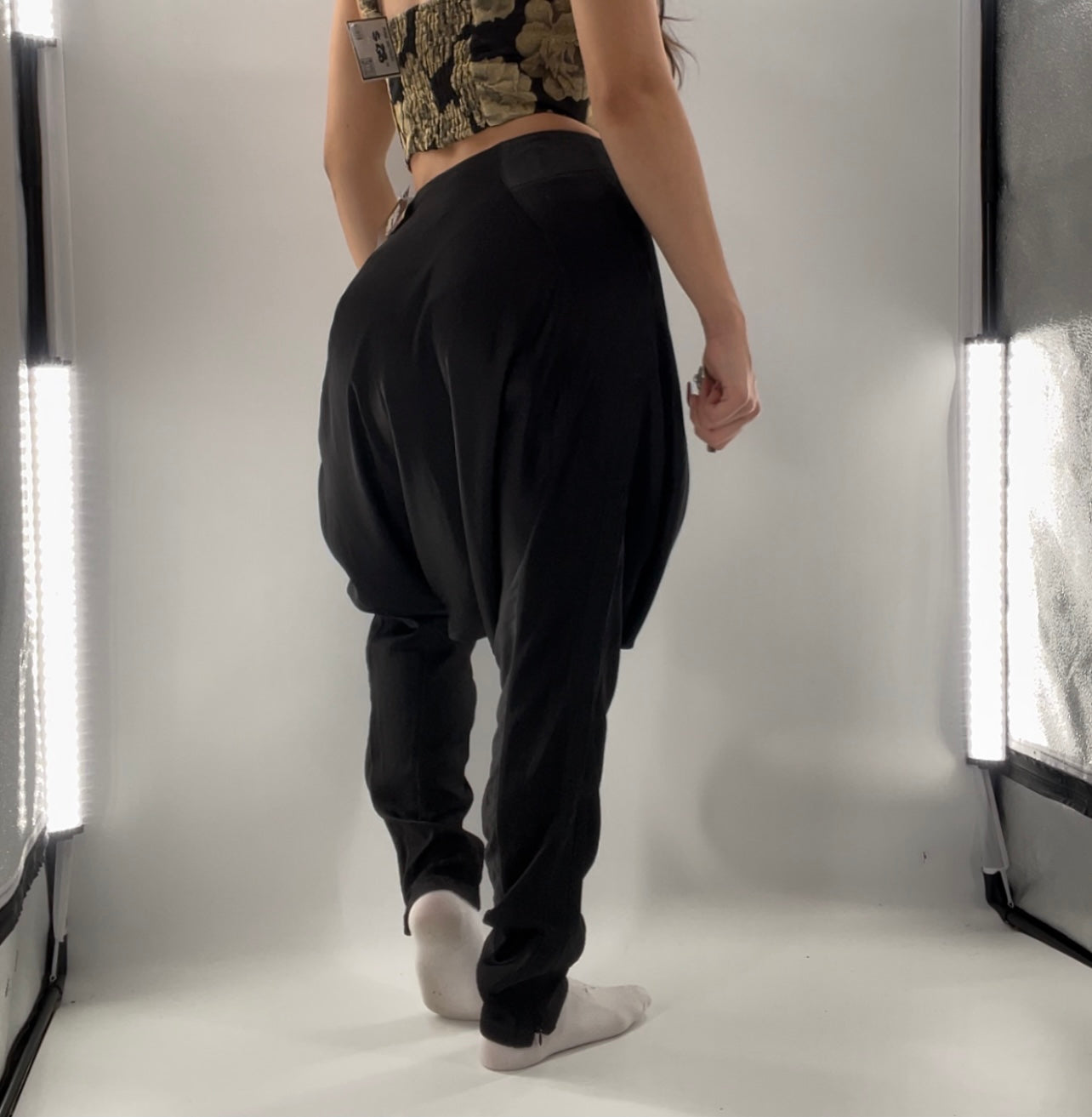 Costume National Silky Haram Pants Jet Blue (44)