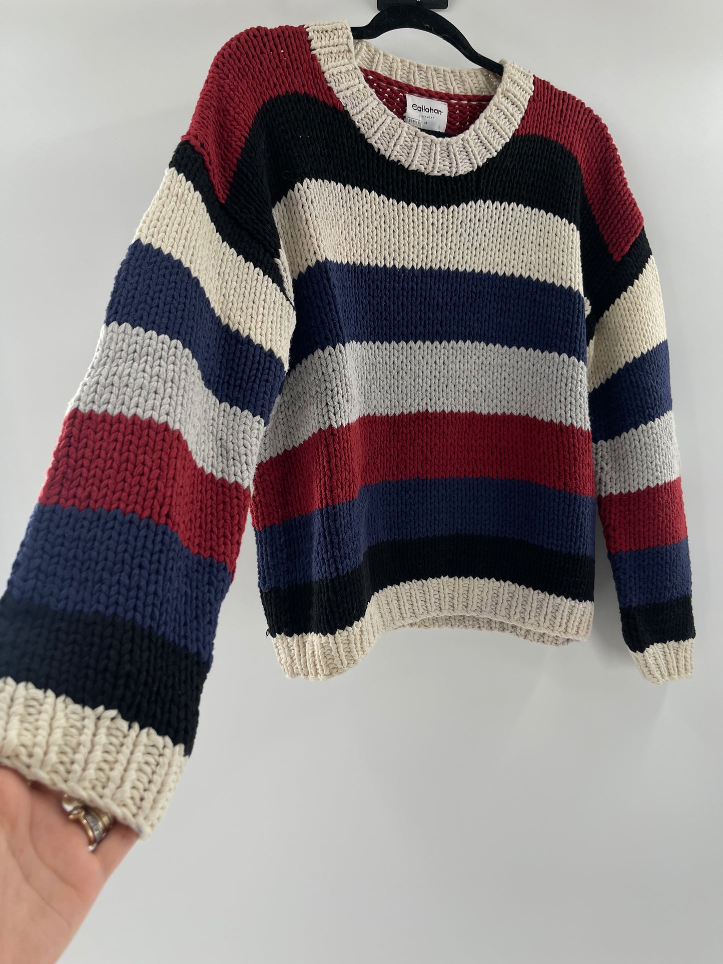 CALLAHAN knitwear Striped Sweater (S)