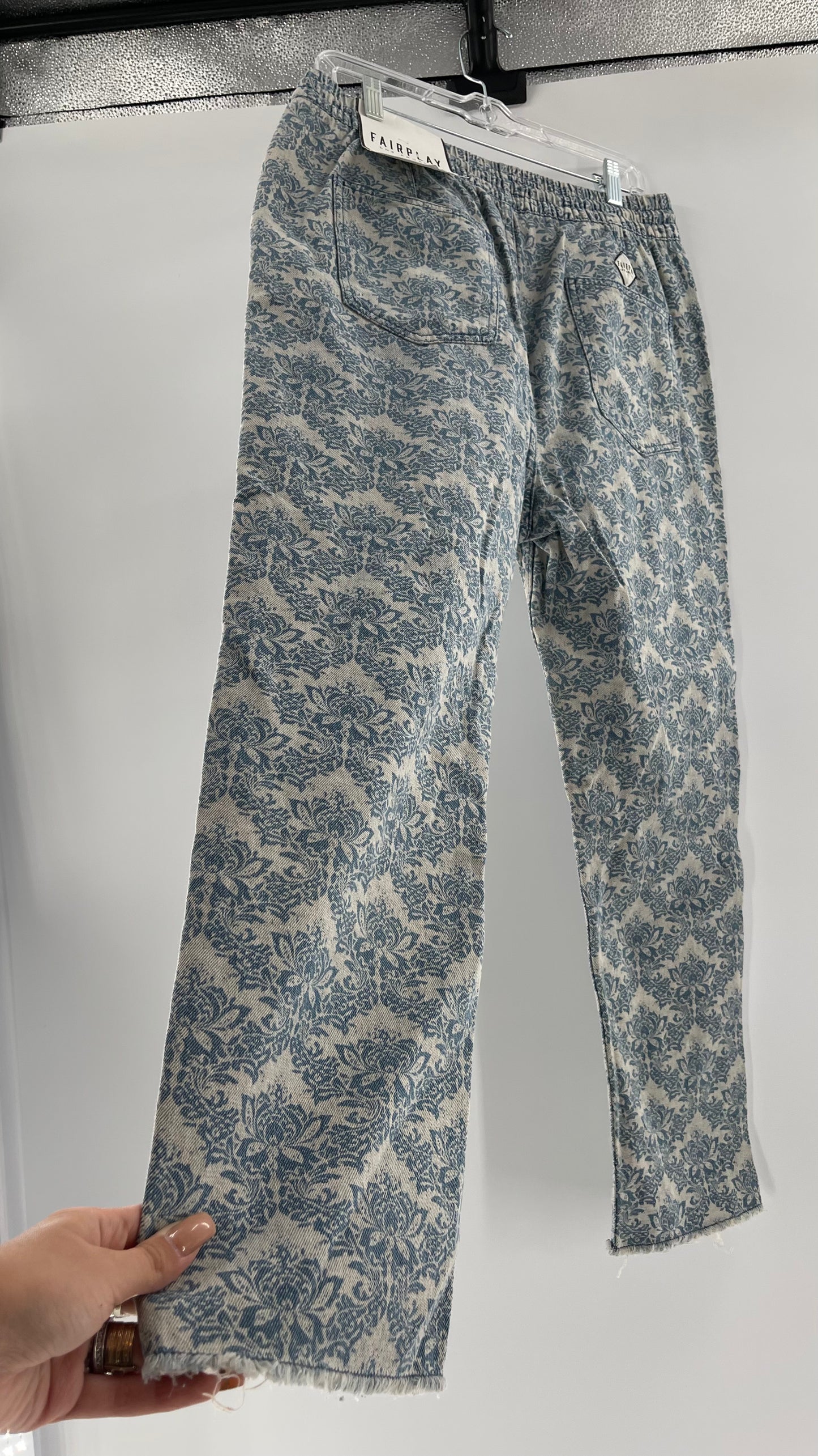FairPlay Los Angeles Paisley Brocade Jeans (32)