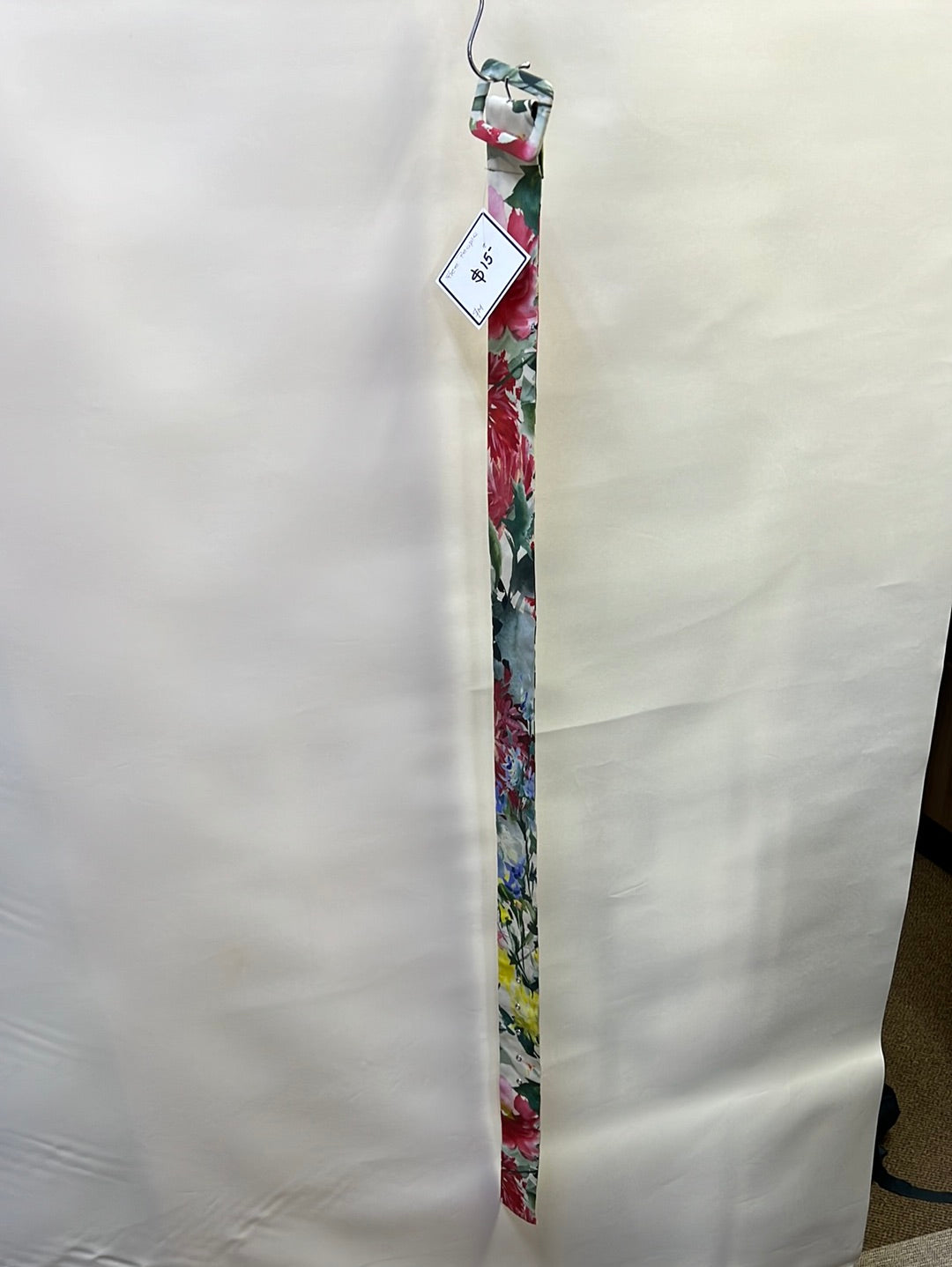 Free People Flower Print Fabric Belt S/M