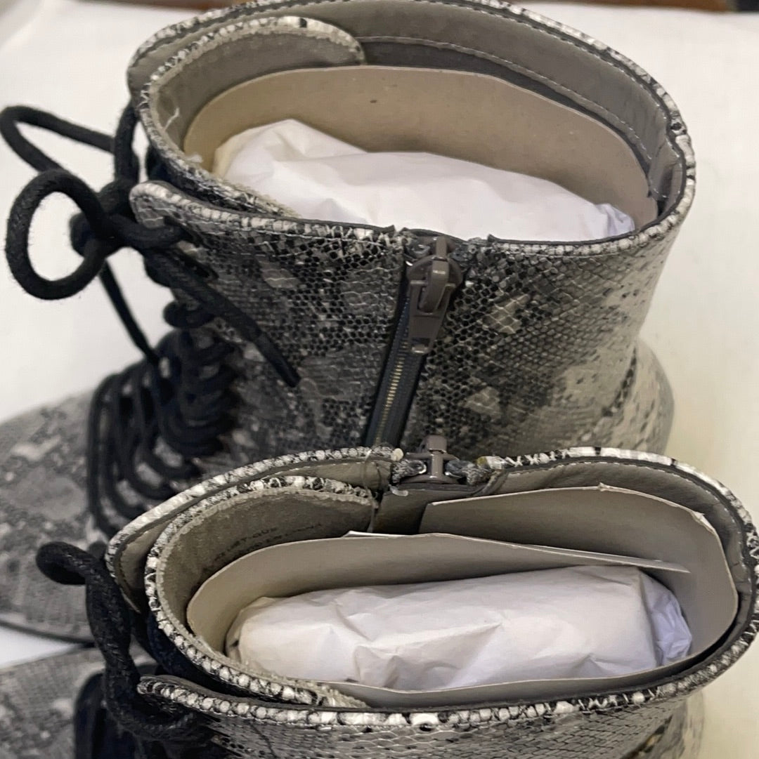 Coconuts by Matisse Snake Skin Patterned Zip Up Boots