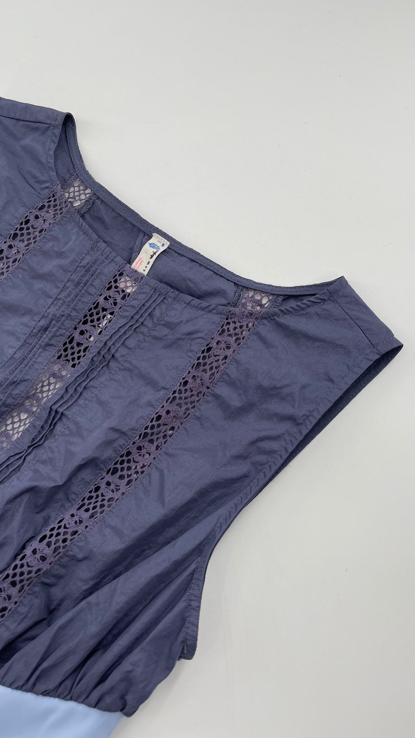 Free People Movement Slate and Baby Blue Tank (XS)