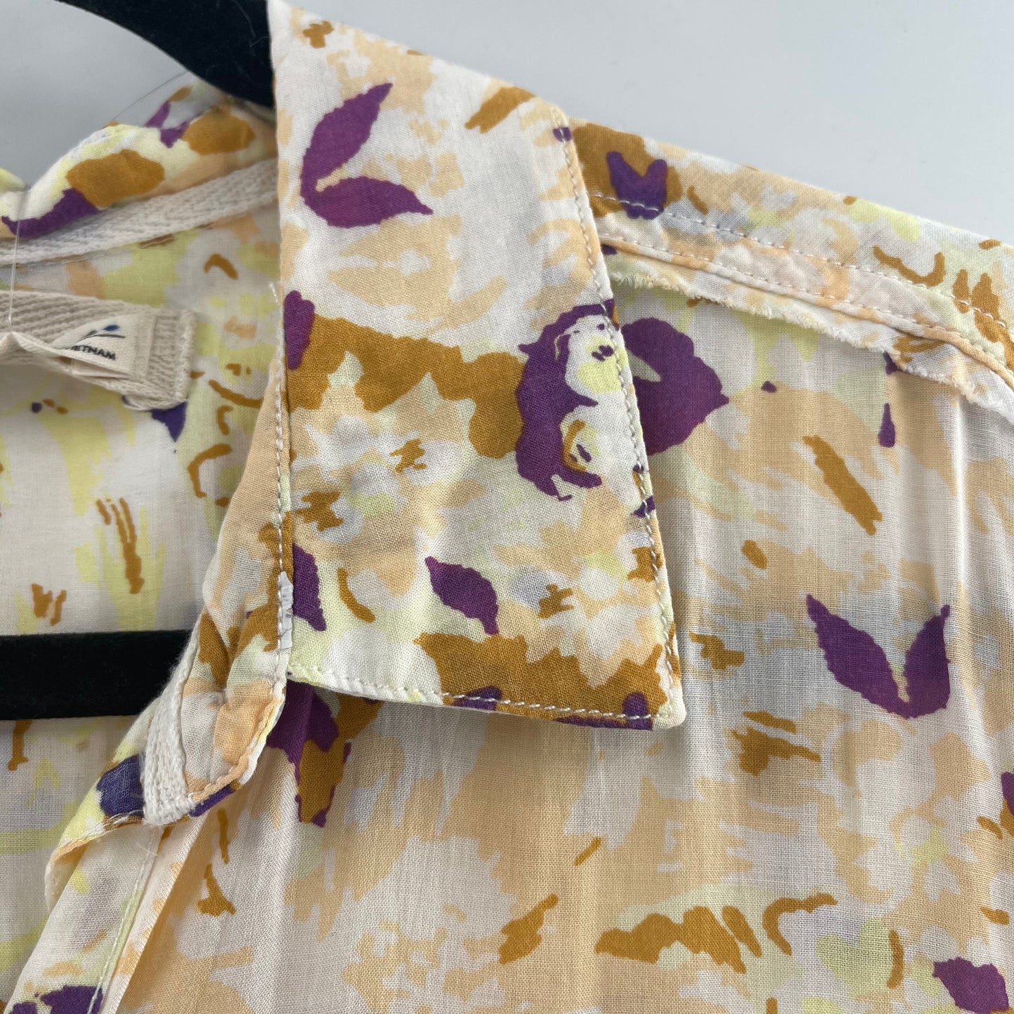 Free People Patterned Button Up (S)
