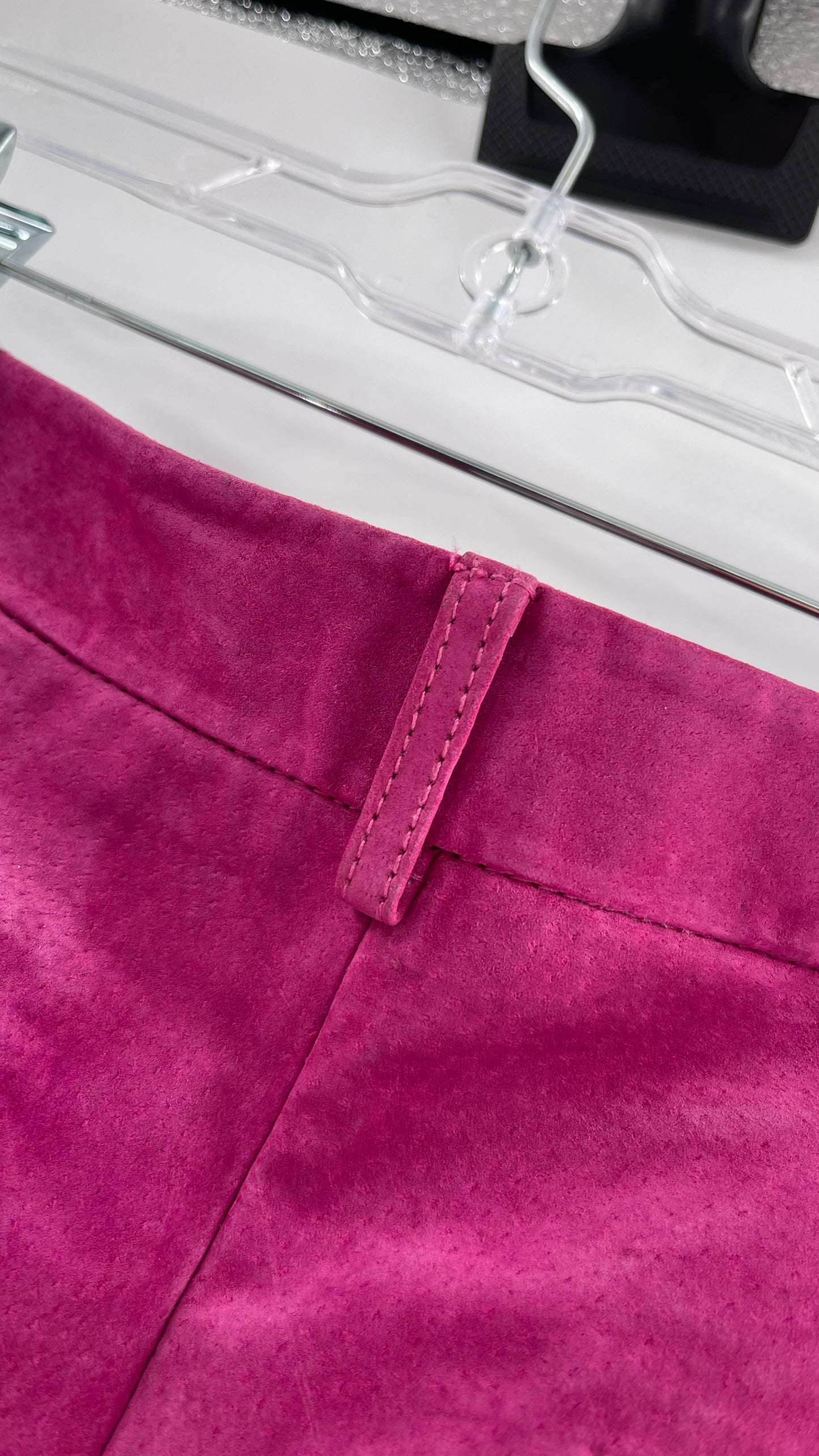 Vintage J.G. Hook Hot Pink 100% Genuine Leather Pants (Size 10)
