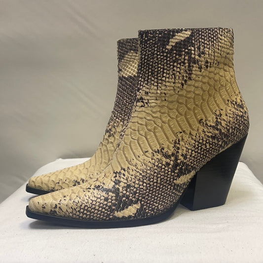 Jeffrey Campbell Snake Skin patterned Boots