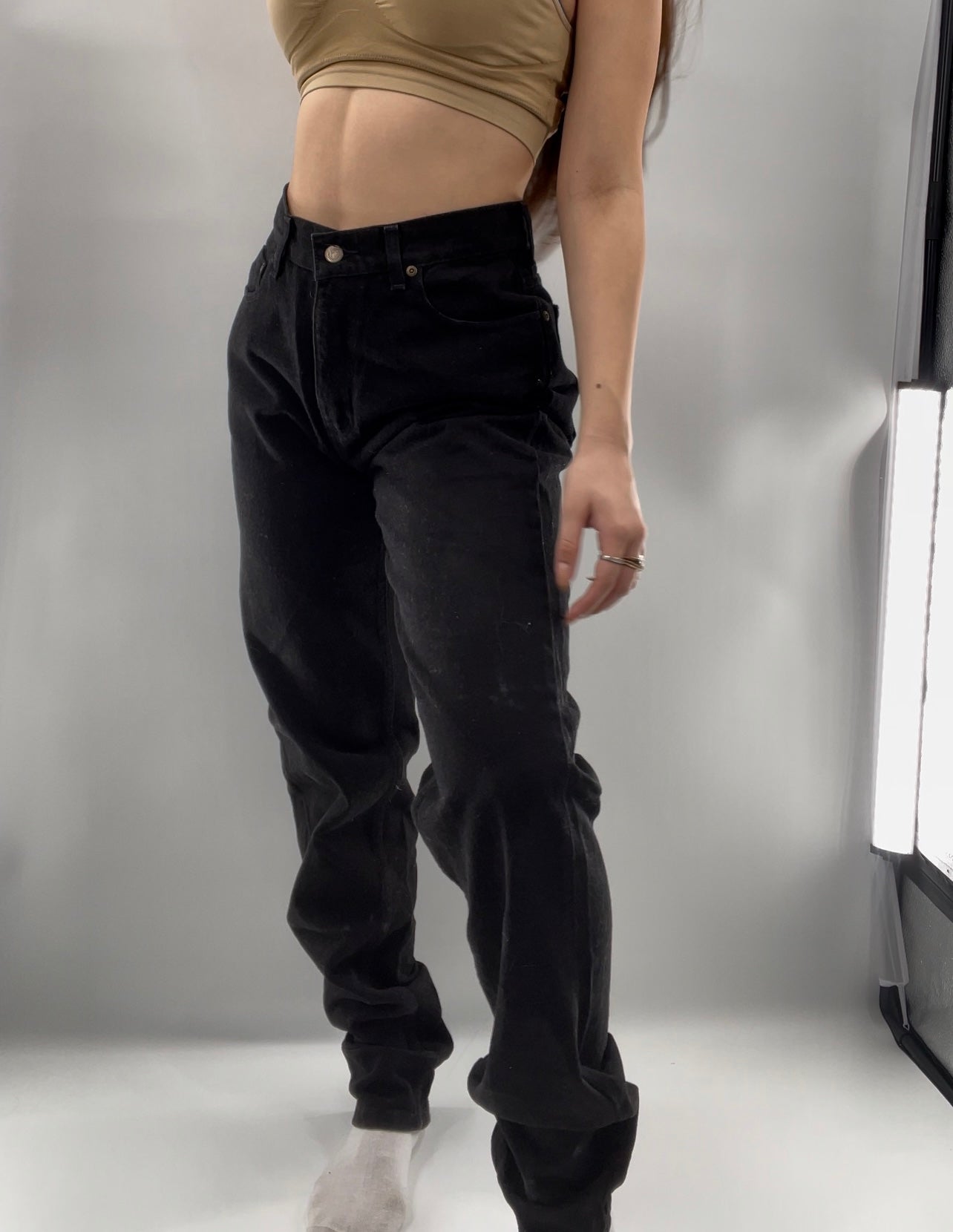 Vintage 80s Liz Claiborne Black Jeans (Sz 10L)