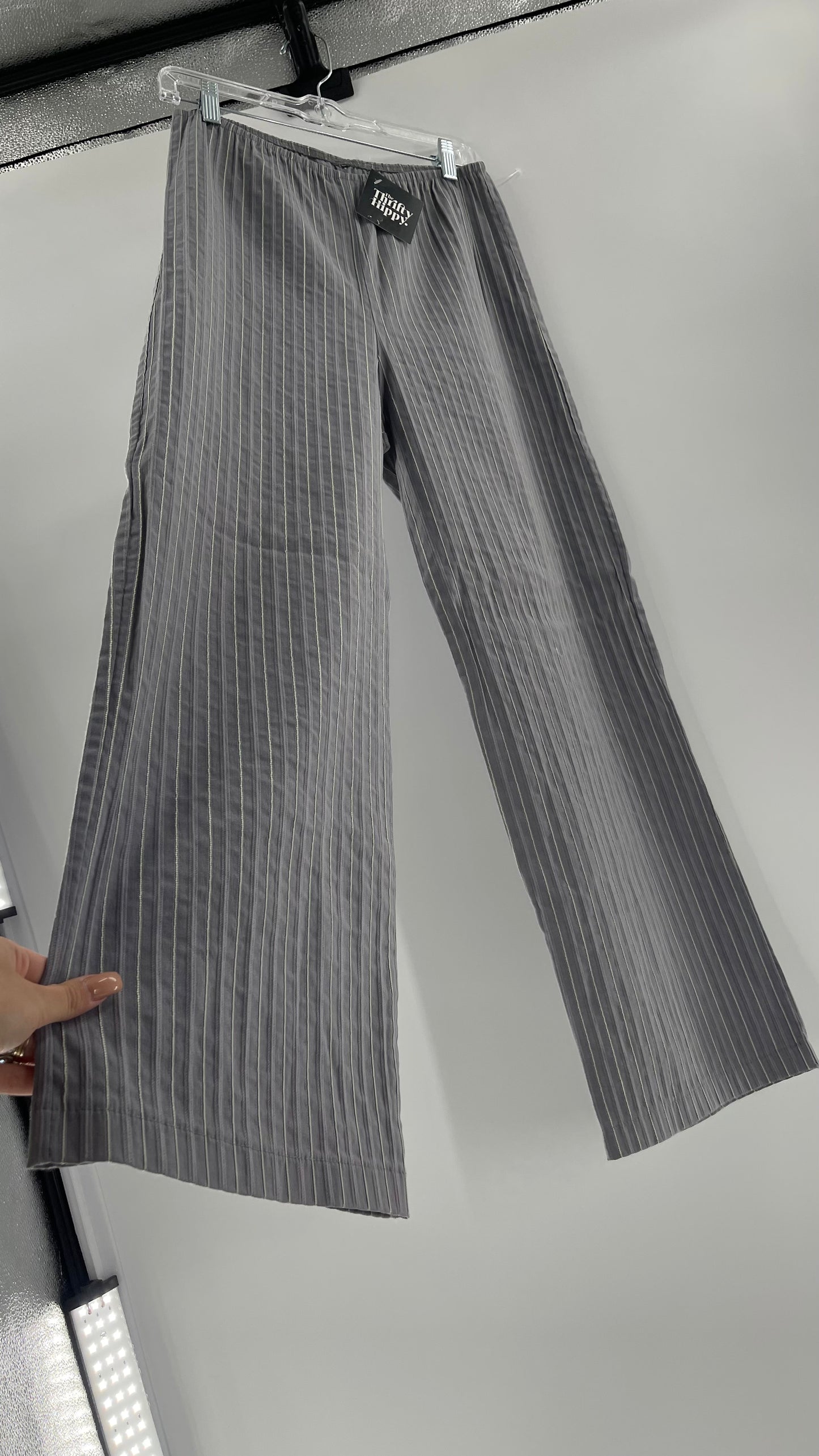 Vintage Pinstripe Wide Legs (Medium)
