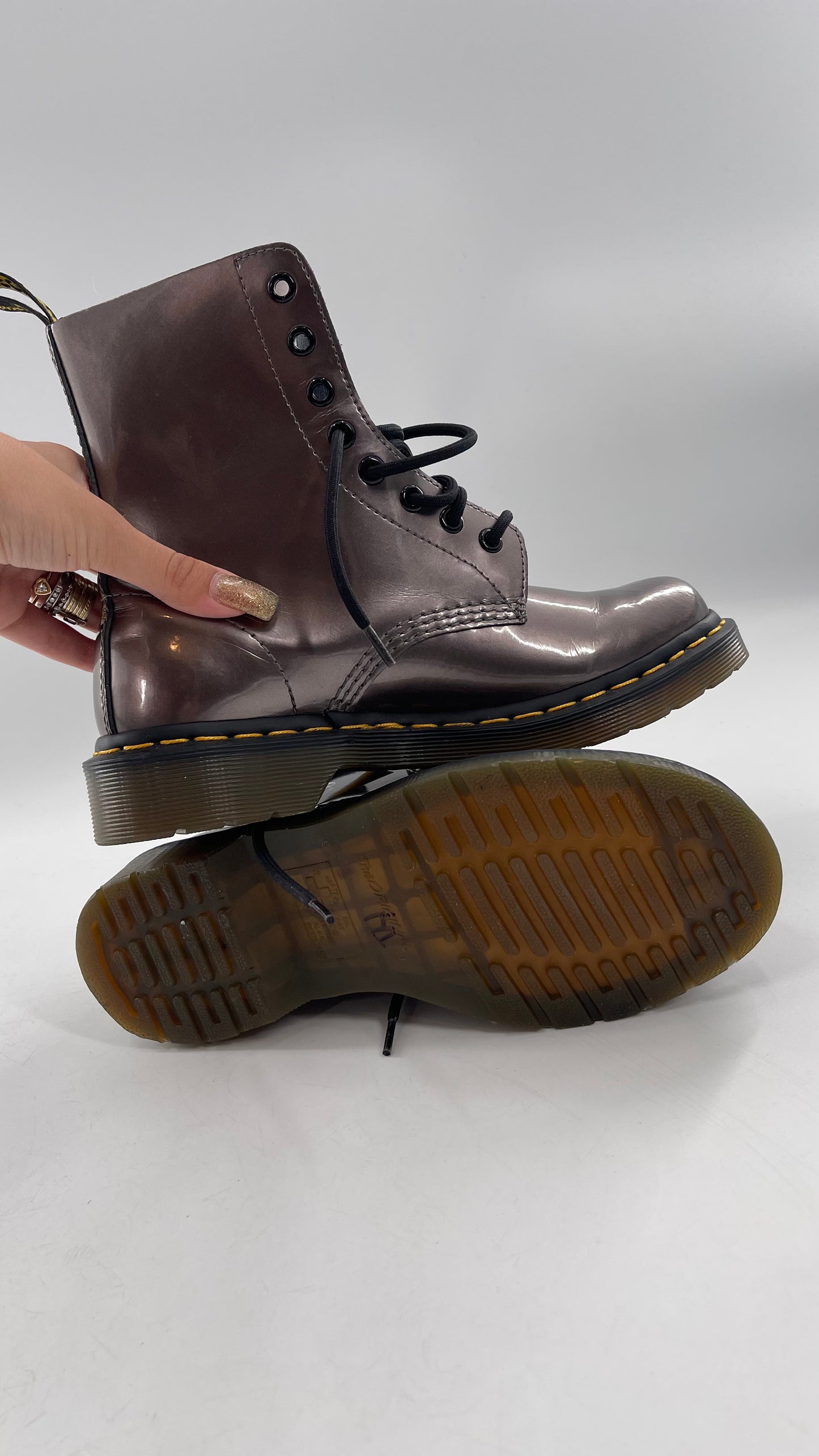 Doctor Martens Pewter Boots (7)