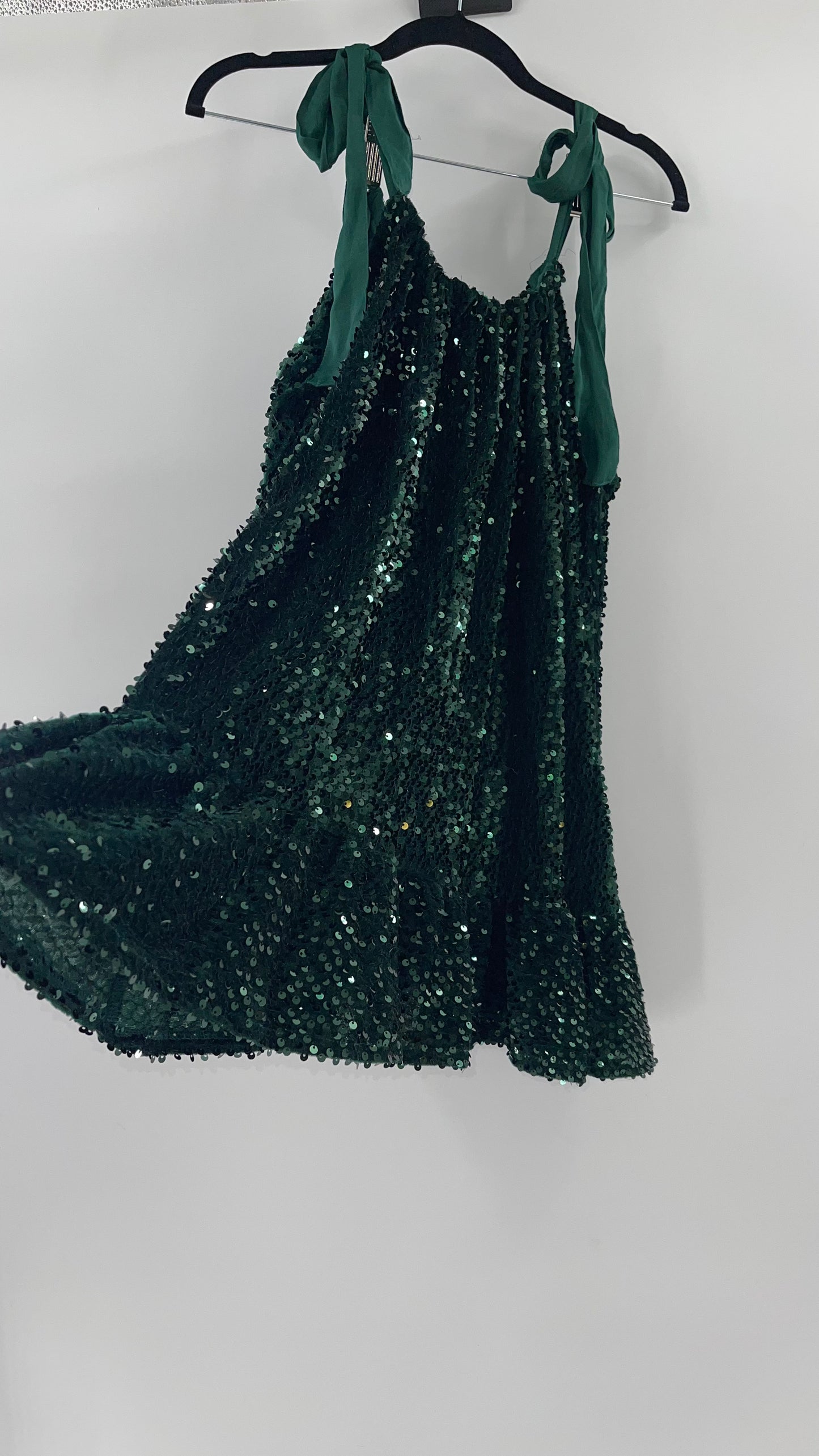 Free People Emerald Green Babydoll (XS)