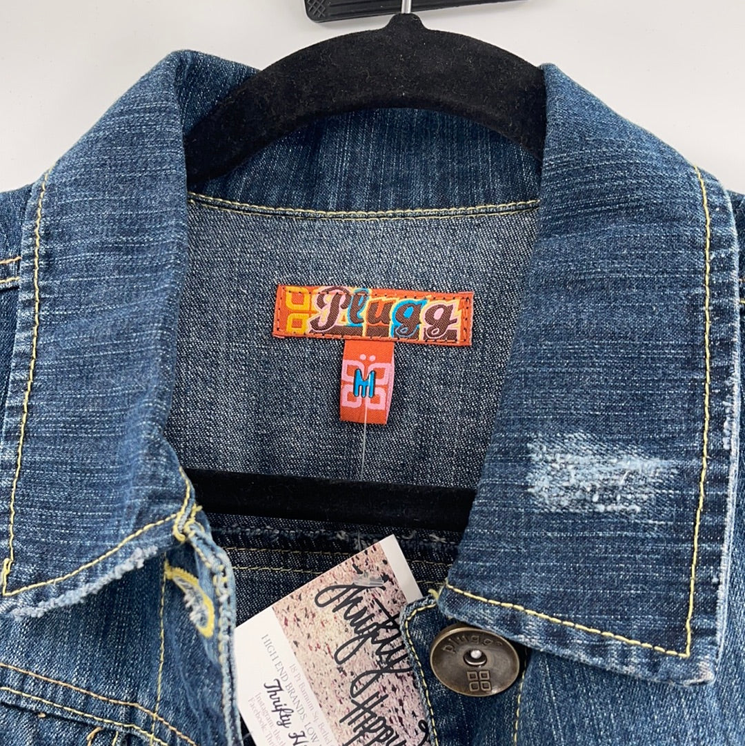 Plugg Ultra Cropped Denim Jacket (M)