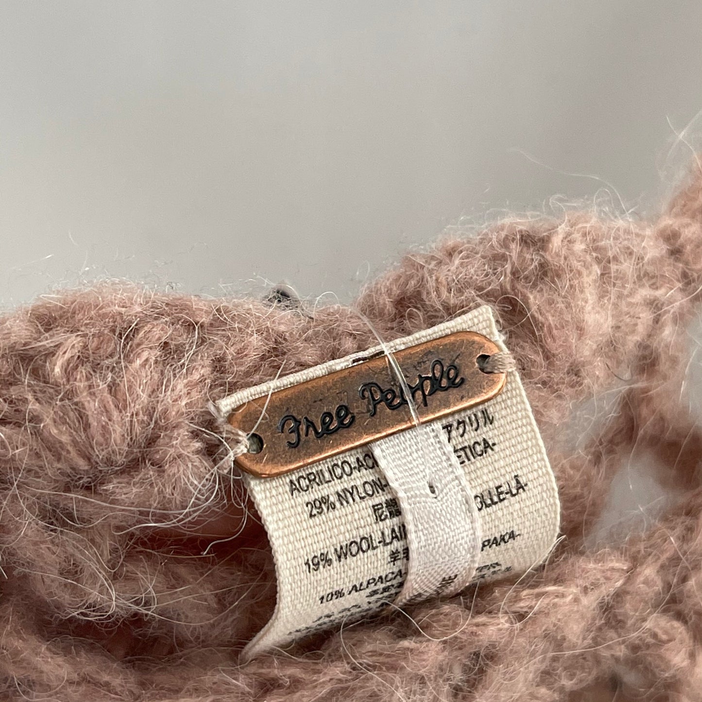 Free People Dusty Mauve Knit Tank (XS/S)