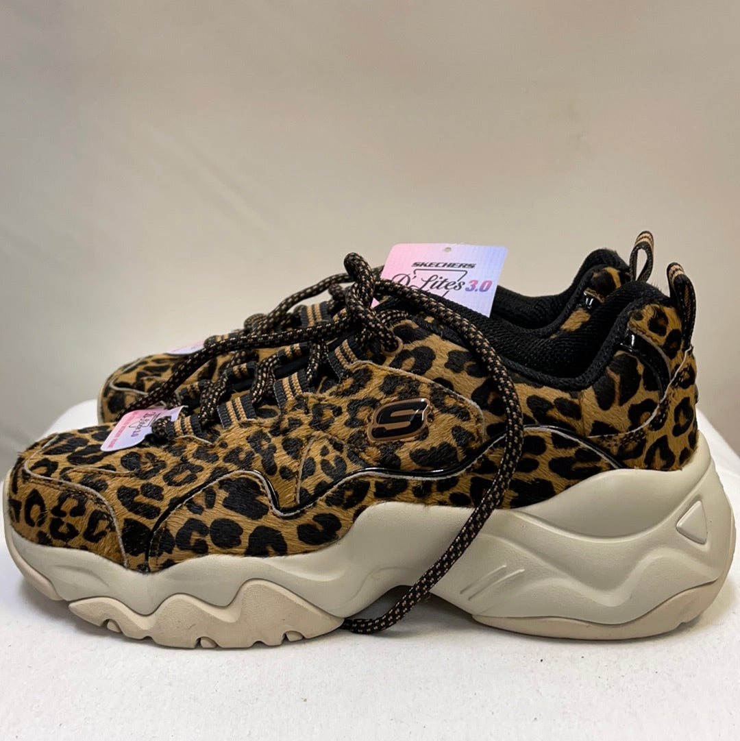 Sketchers X Urban Outfitters Leopard Print Collab Sneakers