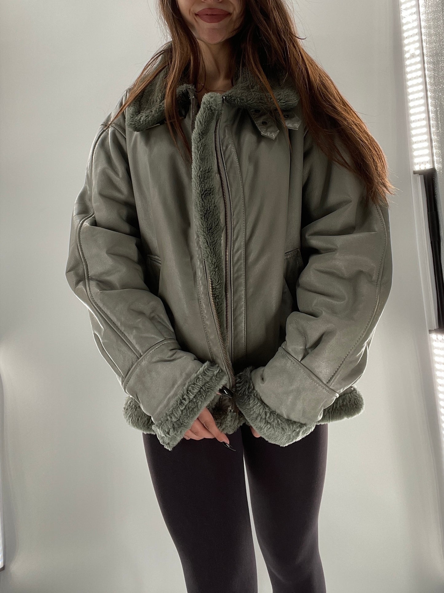 Rare Vintage Hind Leather Jacket (Medium)