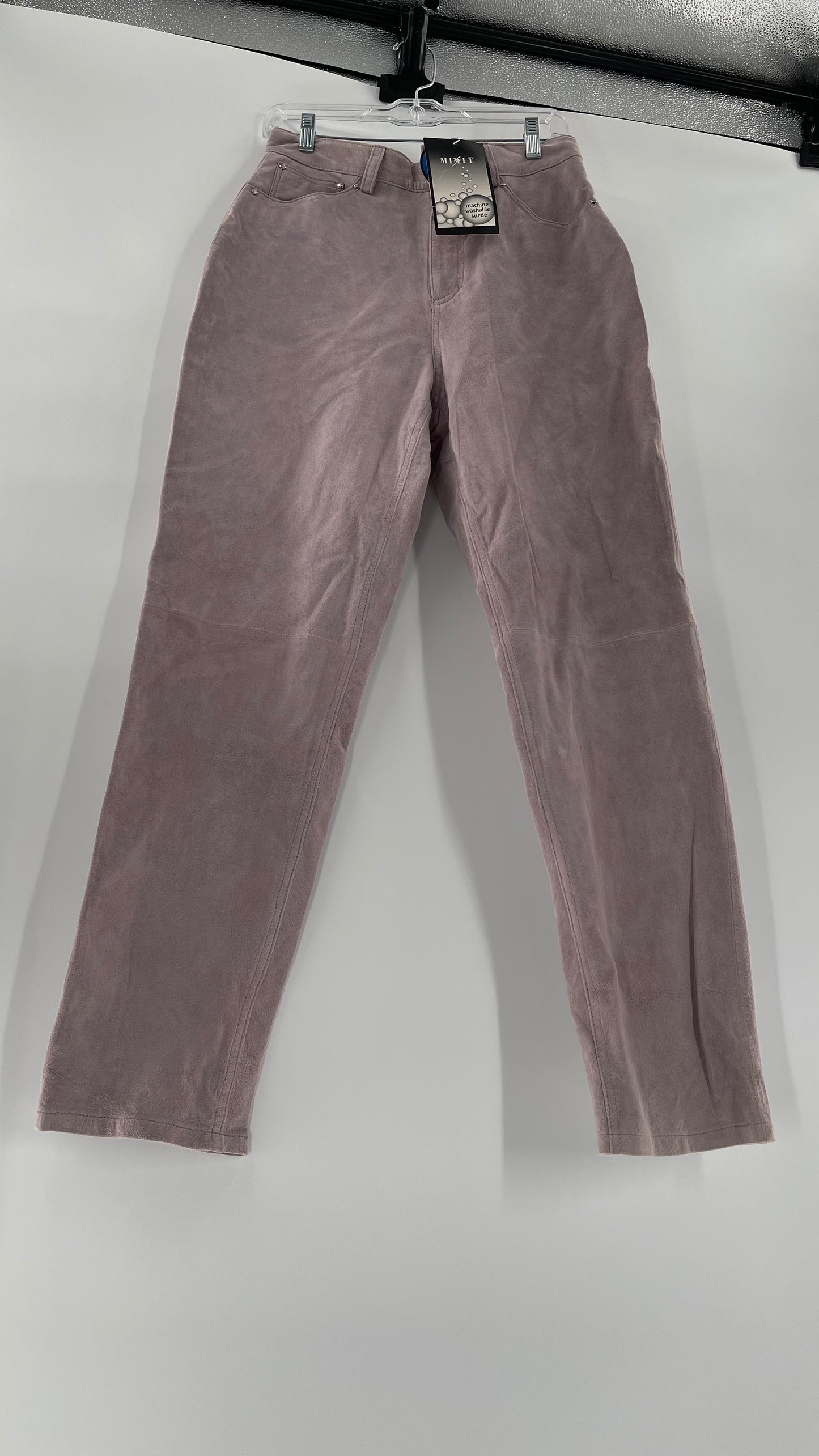 MIXIT Deadstock Vintage Suede High Rise Pants (10)