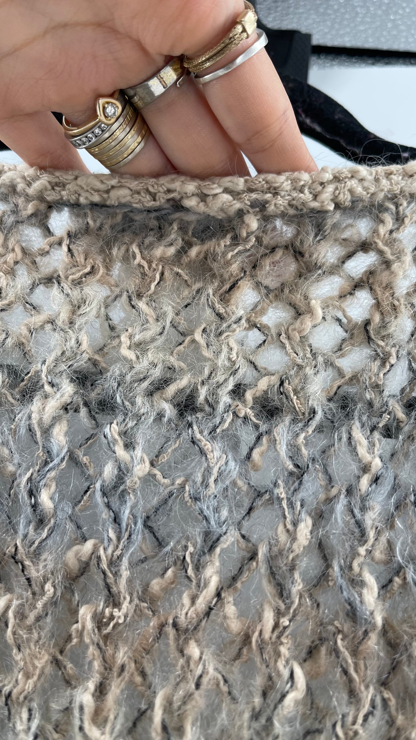 Urban Renewal 75% Mohair Netted Sweater (S/M)