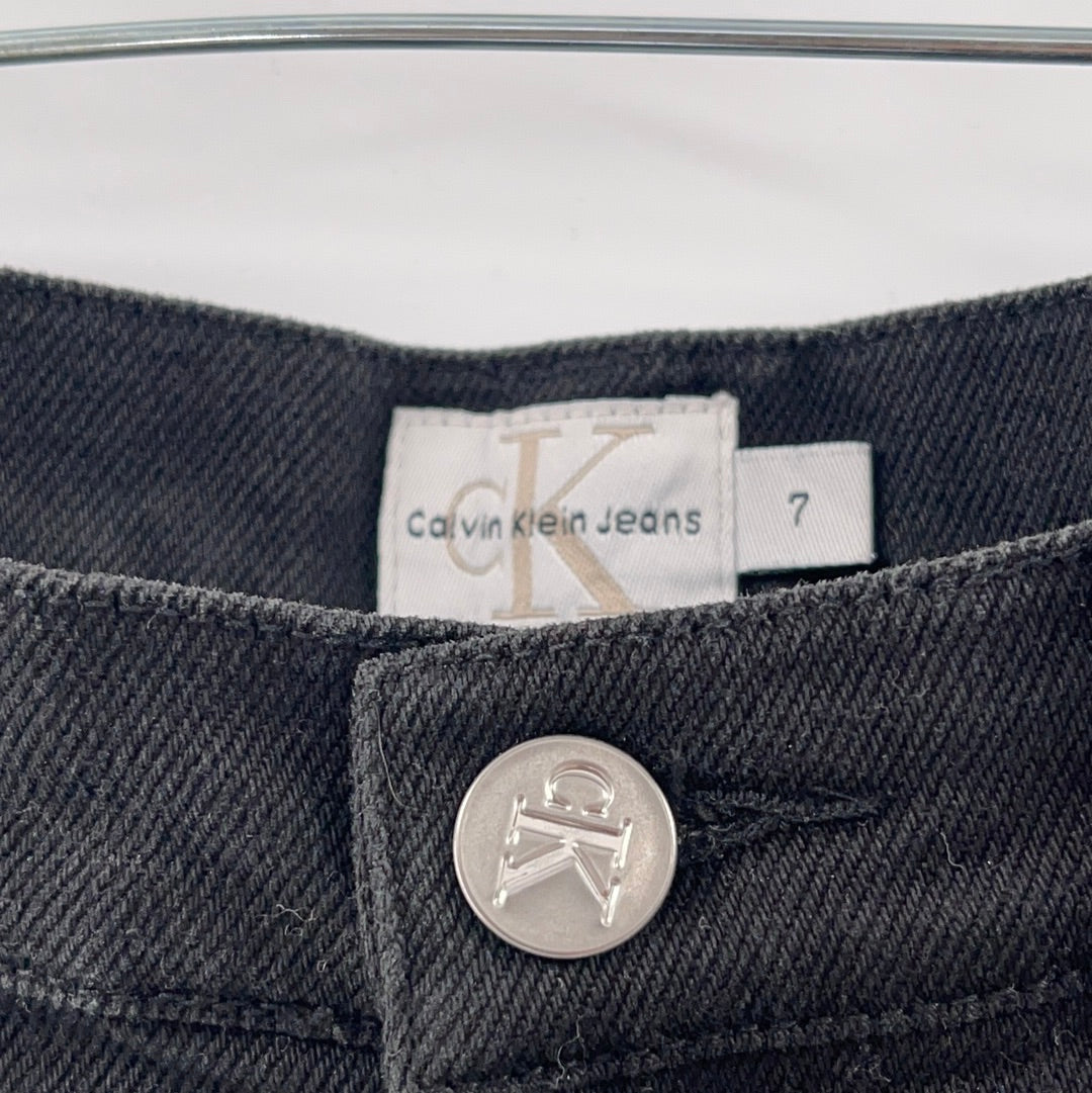 Vintage Calvin Klein Black High Rise (Sz 7)