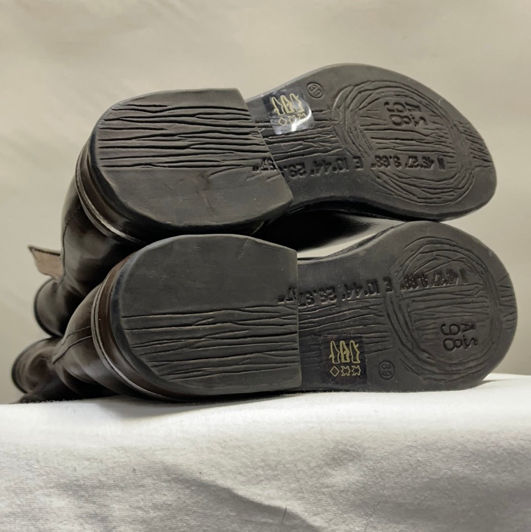 A.S. 98 Brown Leather Boots