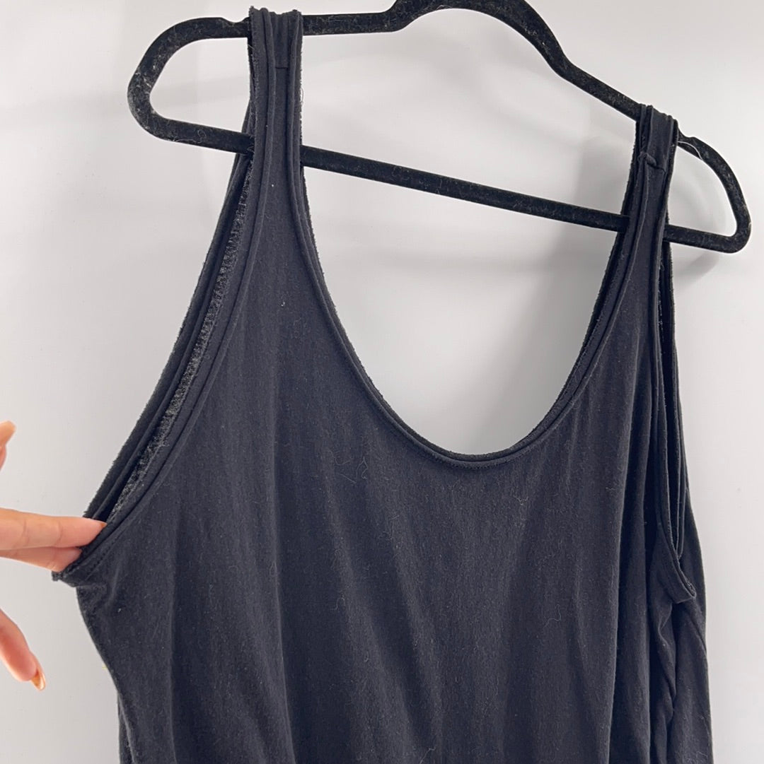 Intimately Free People Black Jersey Bodysuit (M)