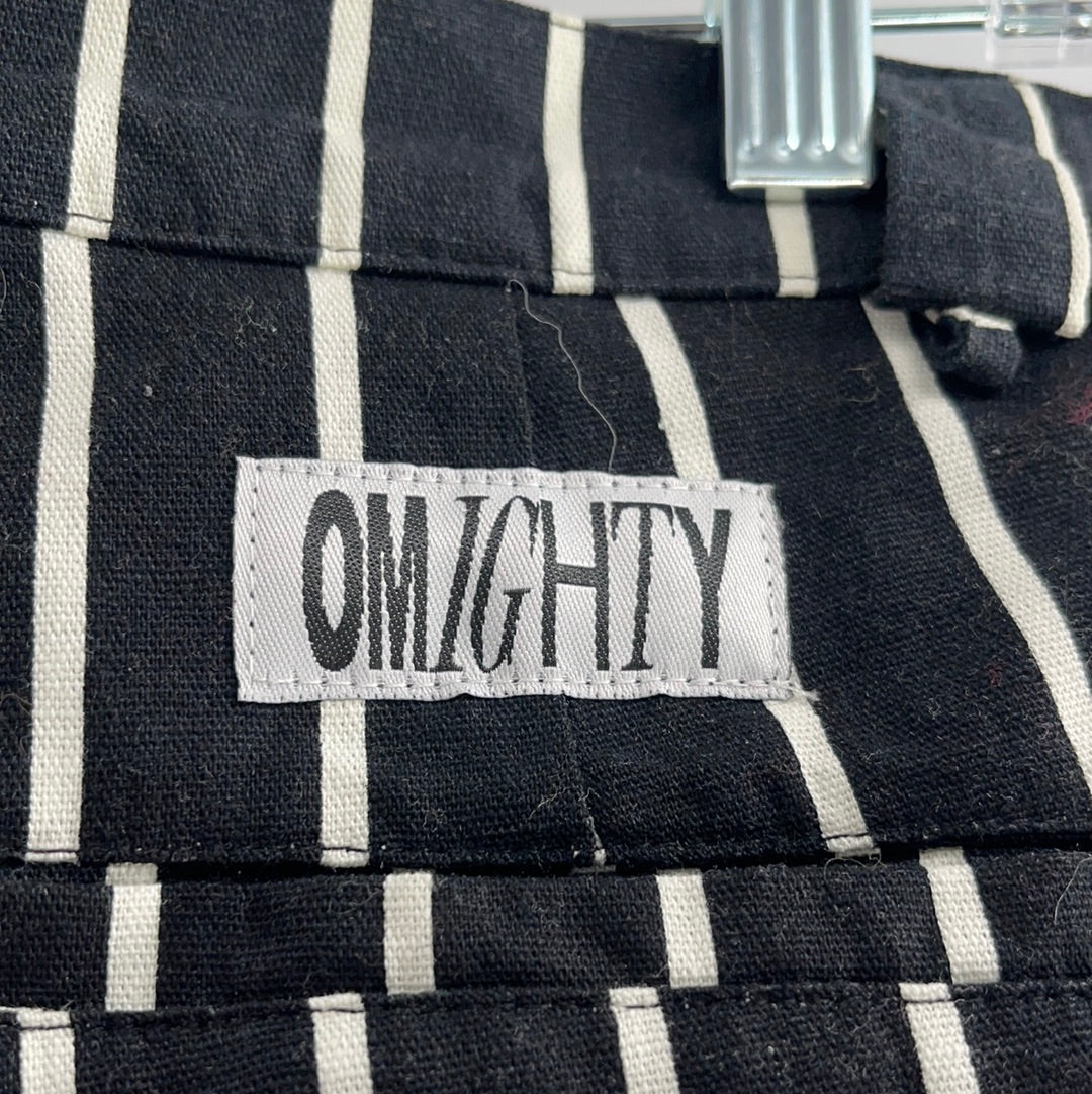 OMIGHTY Split Jean Black + White
