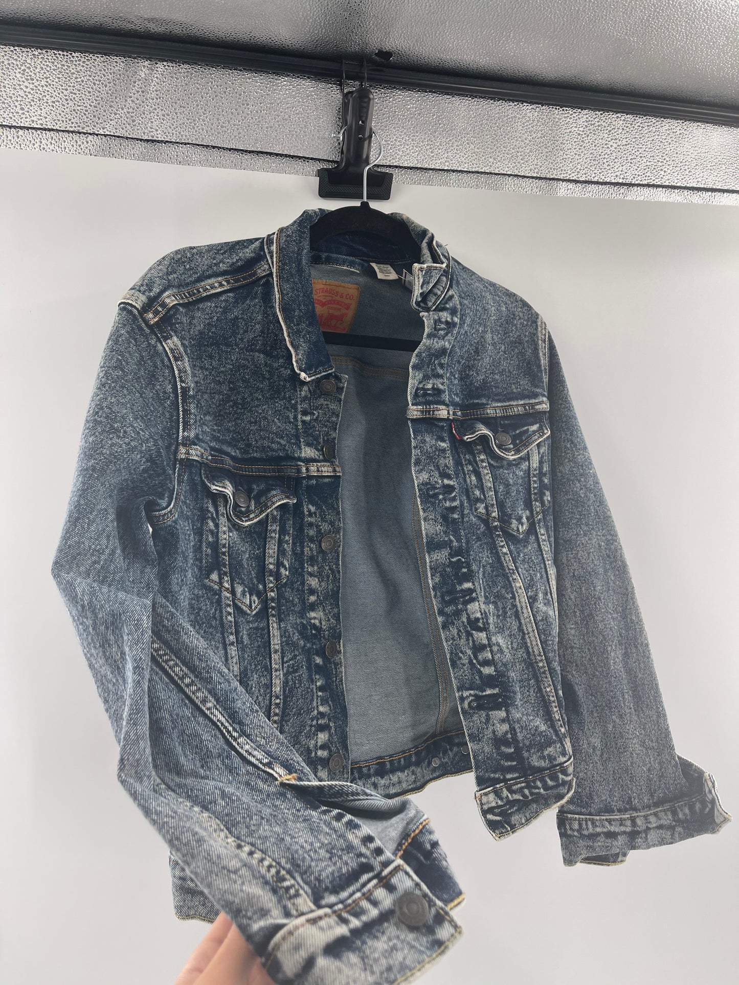 Levi Strauss Acid Washed Denim Jacket (S)