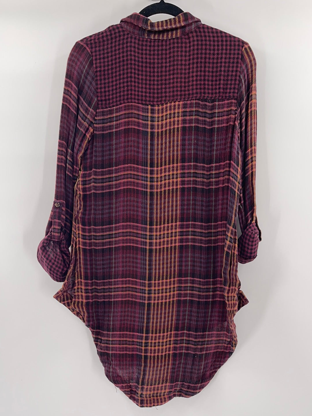 Free People x Shyanne Plum Flannel (S)