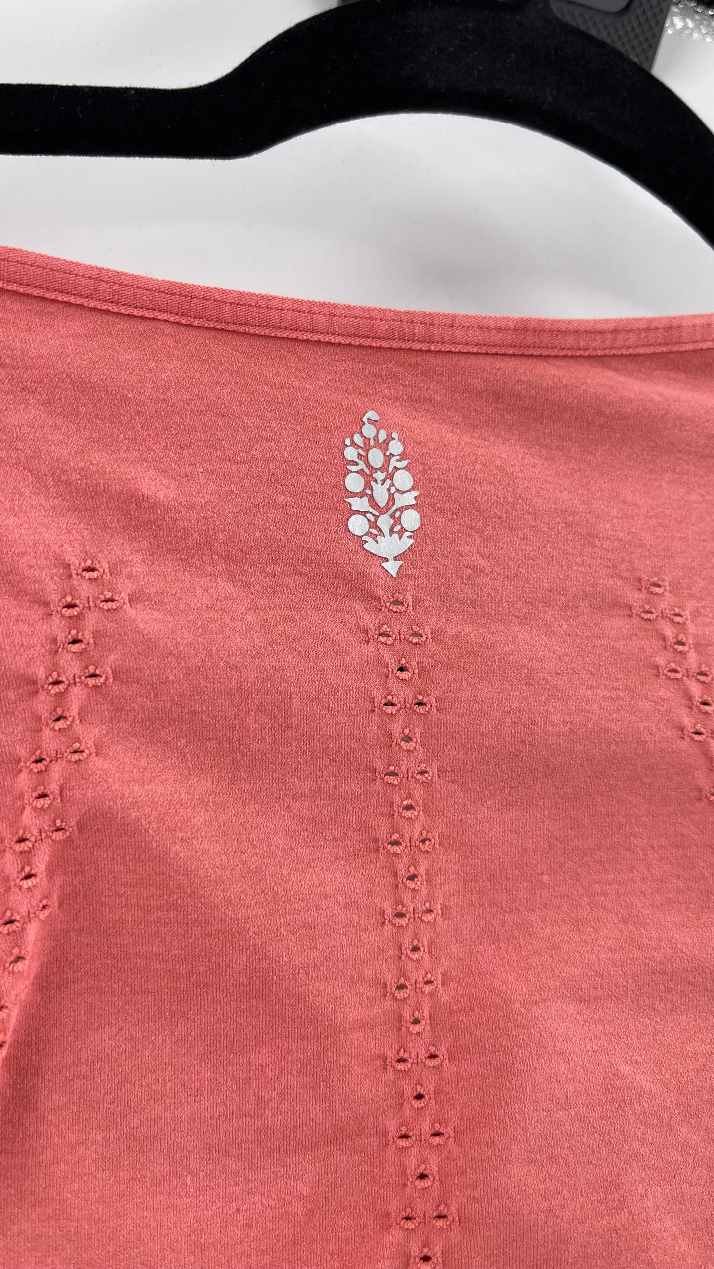 Free People Movement Pink Elastic Good Karma Jumpsuit (M/L)
