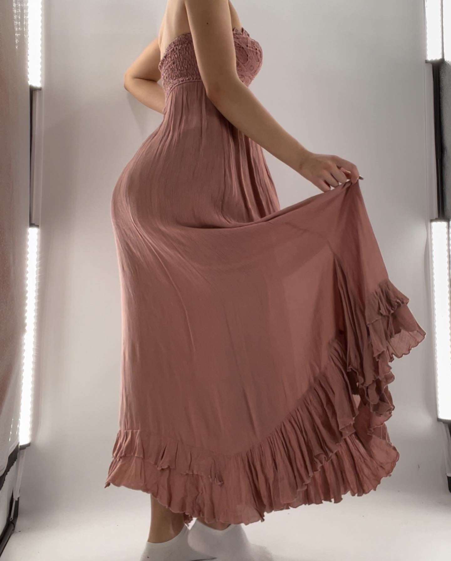 Free People Adella Coreseted Maxi (Small)