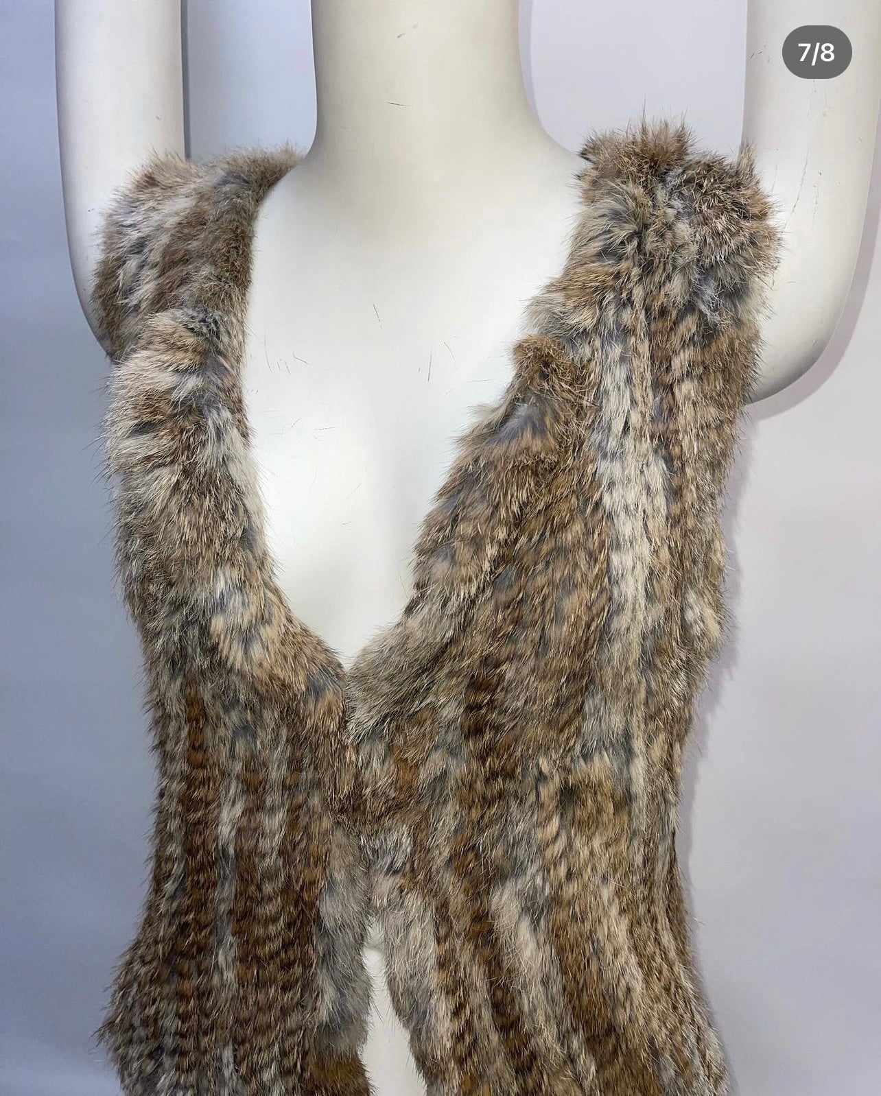 525 America Luxe Rabbit Fur Tank (S)
