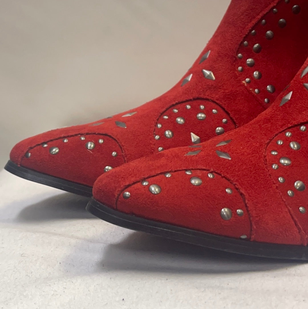 Coconuts by Matisse Red Kirin studded Boots