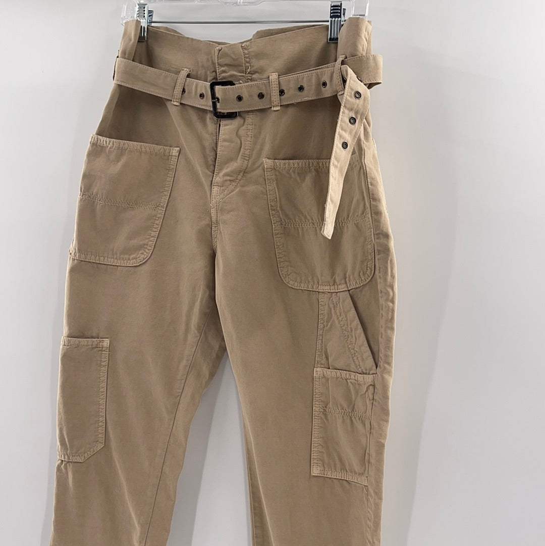 Free People khaki Cargos (Sz 0)