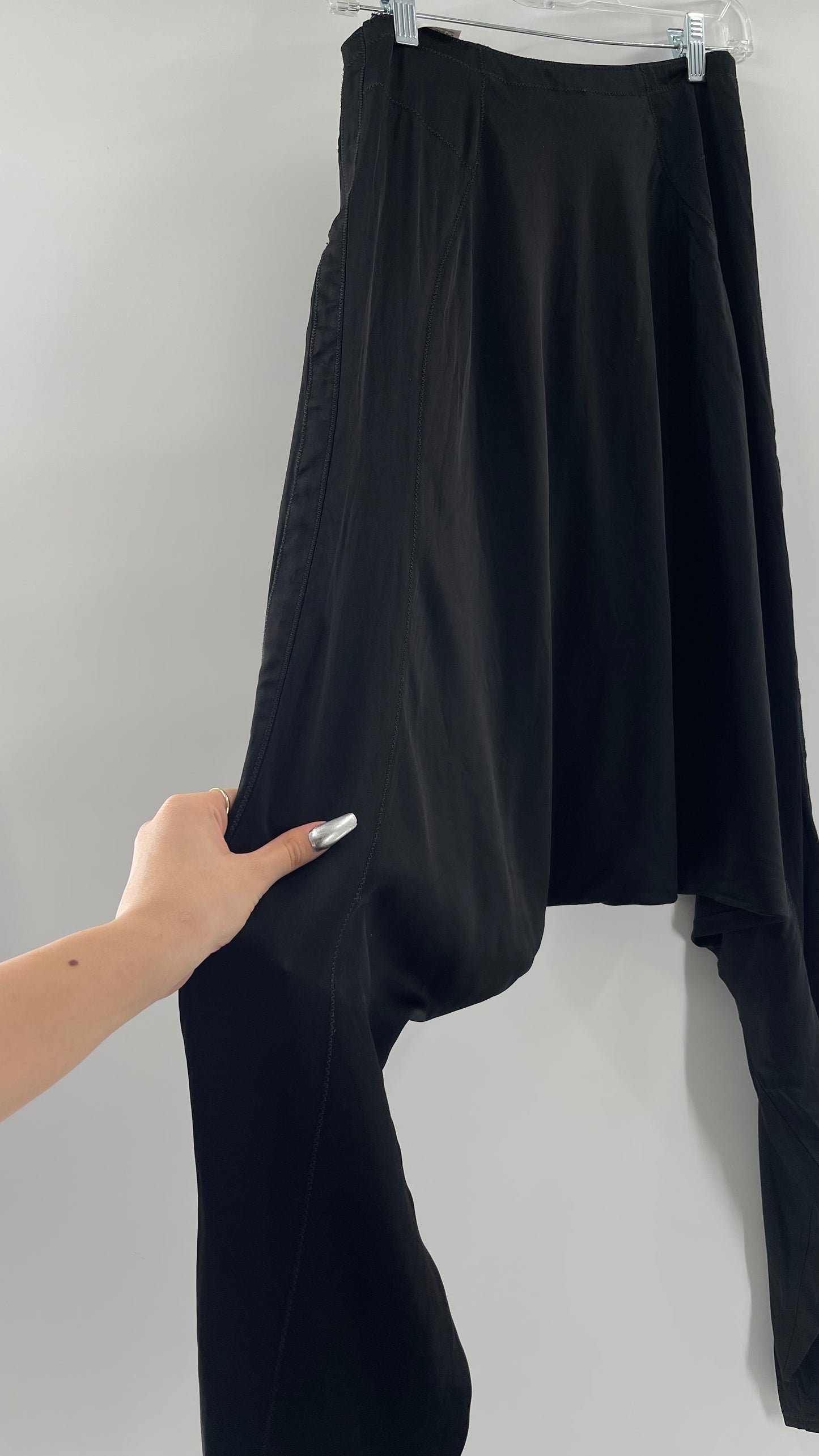 Costume National Silky Haram Pants Jet Blue (44)