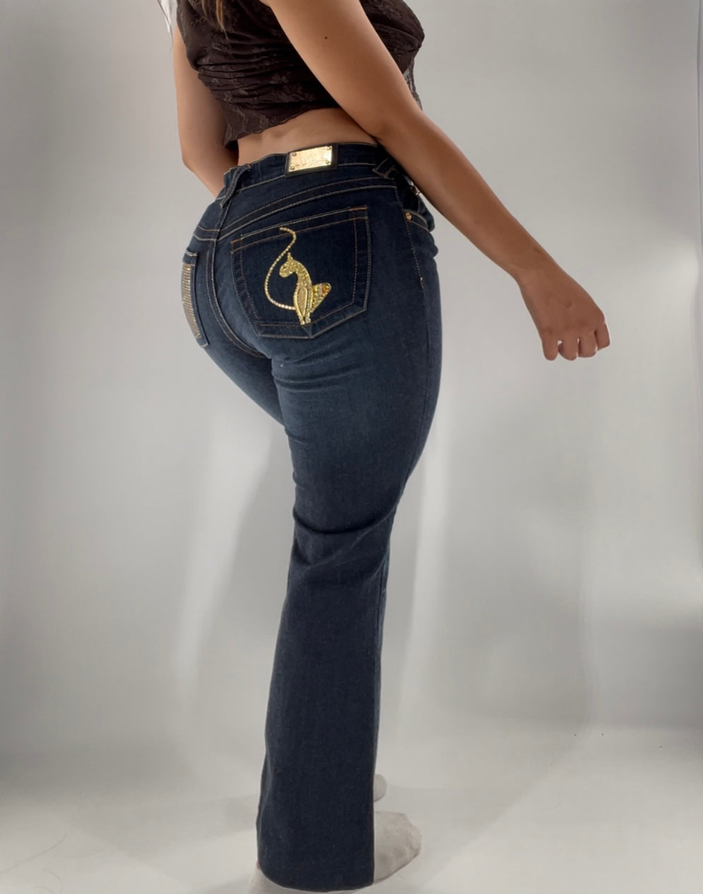 Vintage Baby Phat kickflares (Size 3)