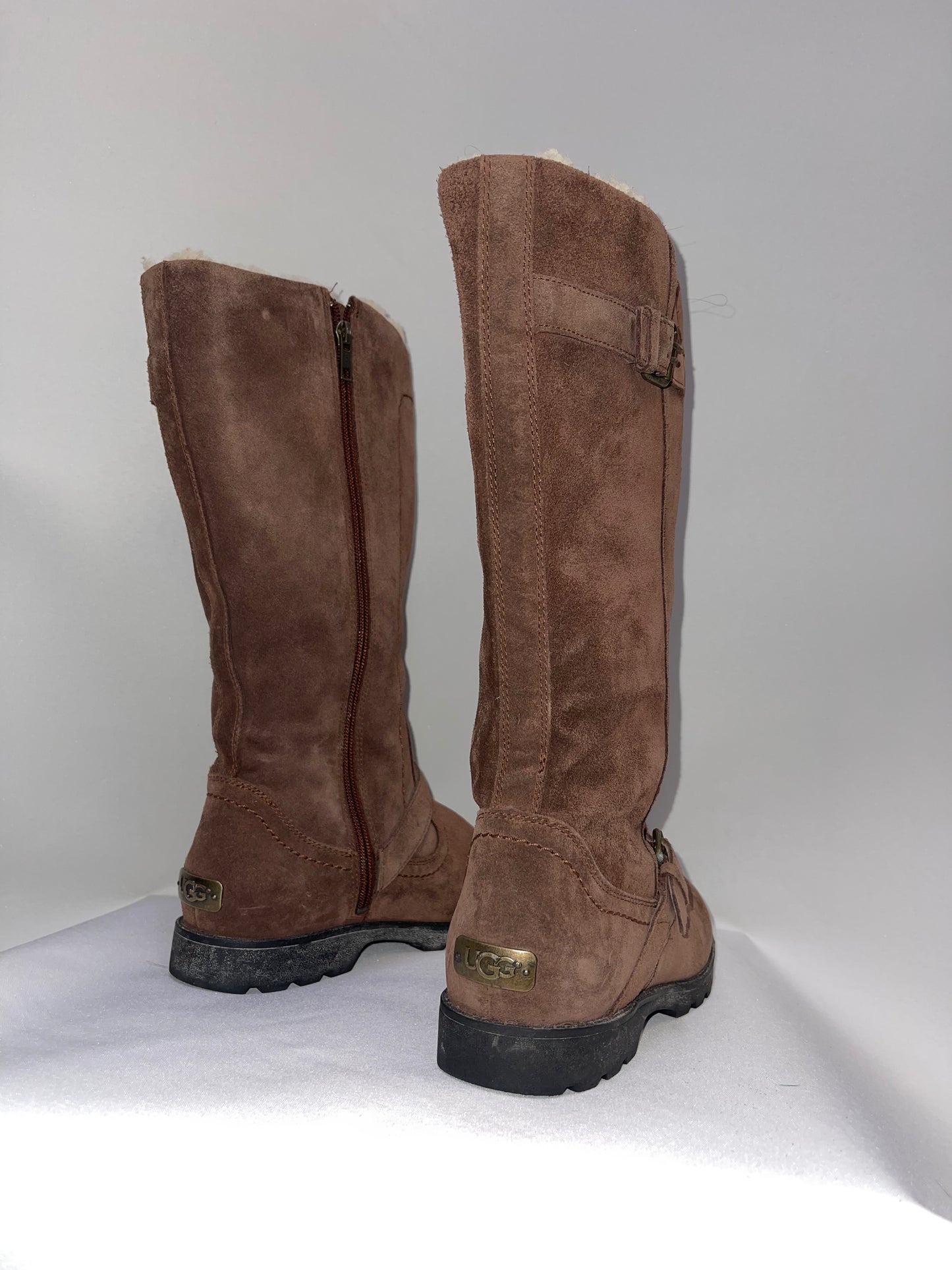 UGG Brown Zip Up Winter Boot