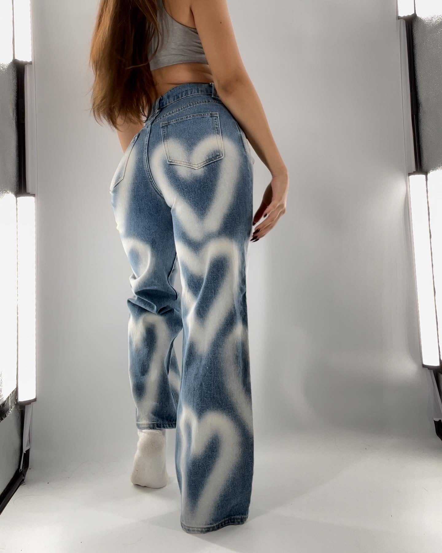 NWT Adika Heart Jeans (XS)