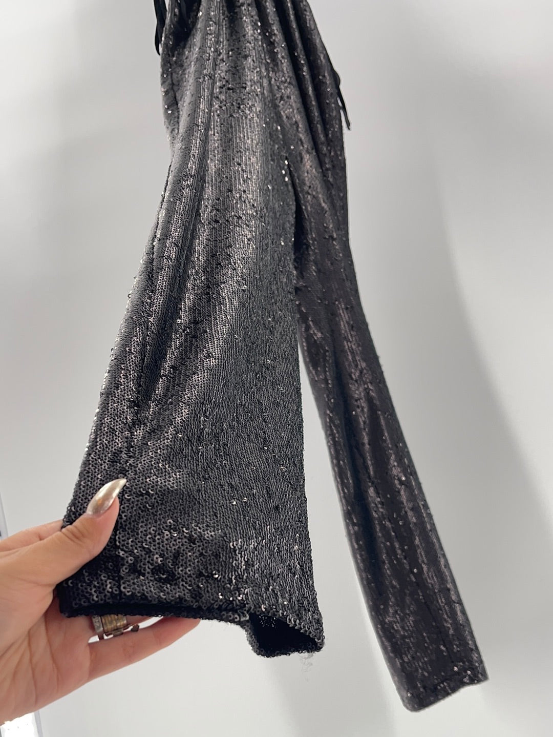 Free People - Black Sequin Jumpsuit (S)